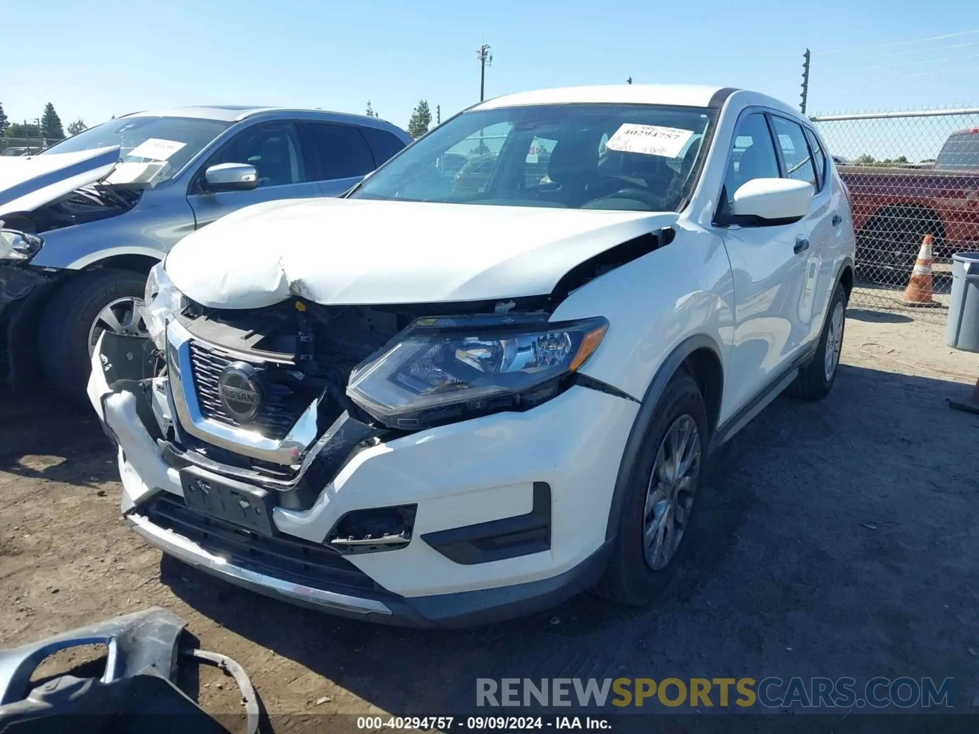 2 Фотография поврежденного автомобиля KNMAT2MT2LP533409 NISSAN ROGUE 2020