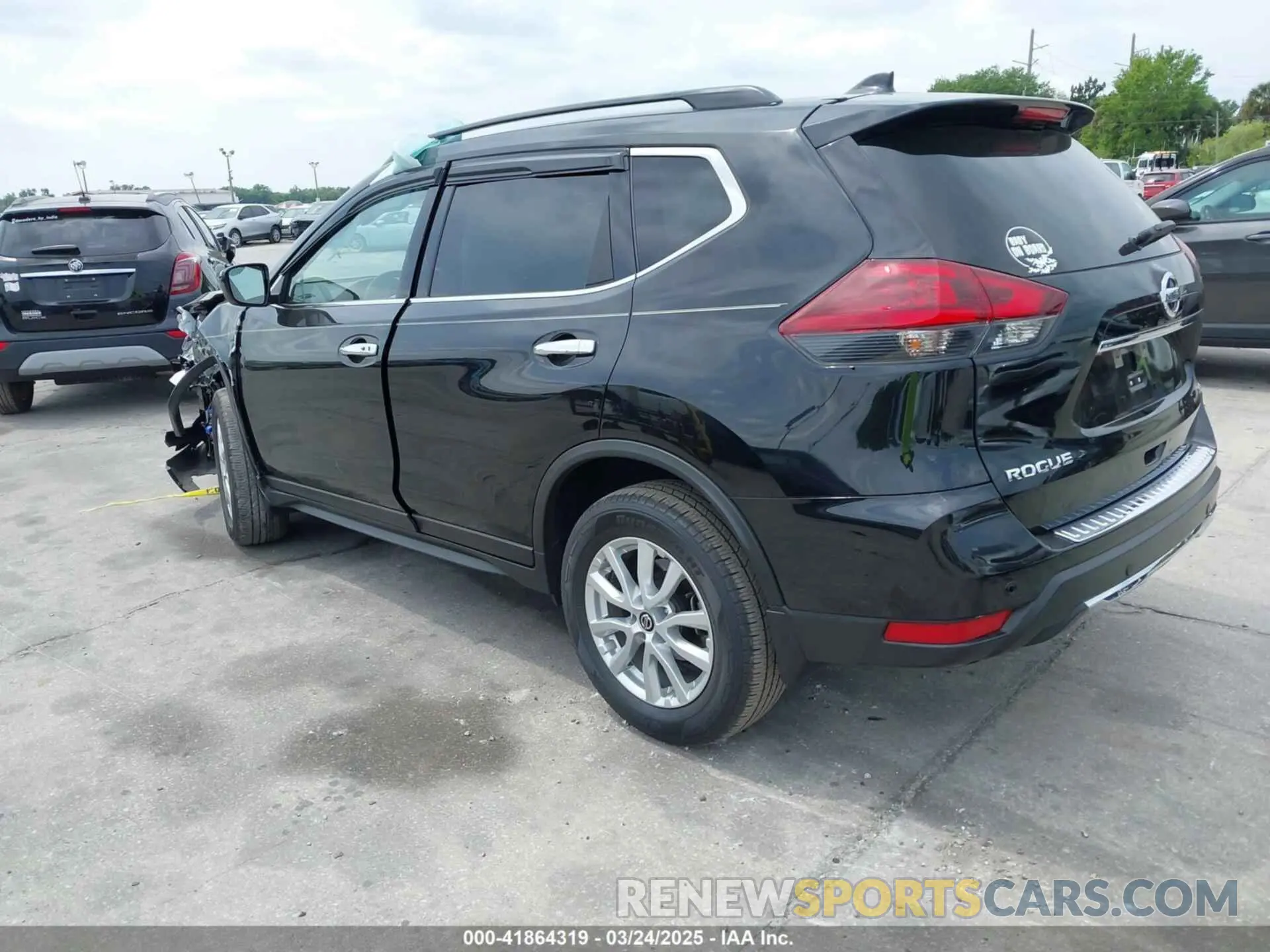 3 Фотография поврежденного автомобиля KNMAT2MT3LP521009 NISSAN ROGUE 2020