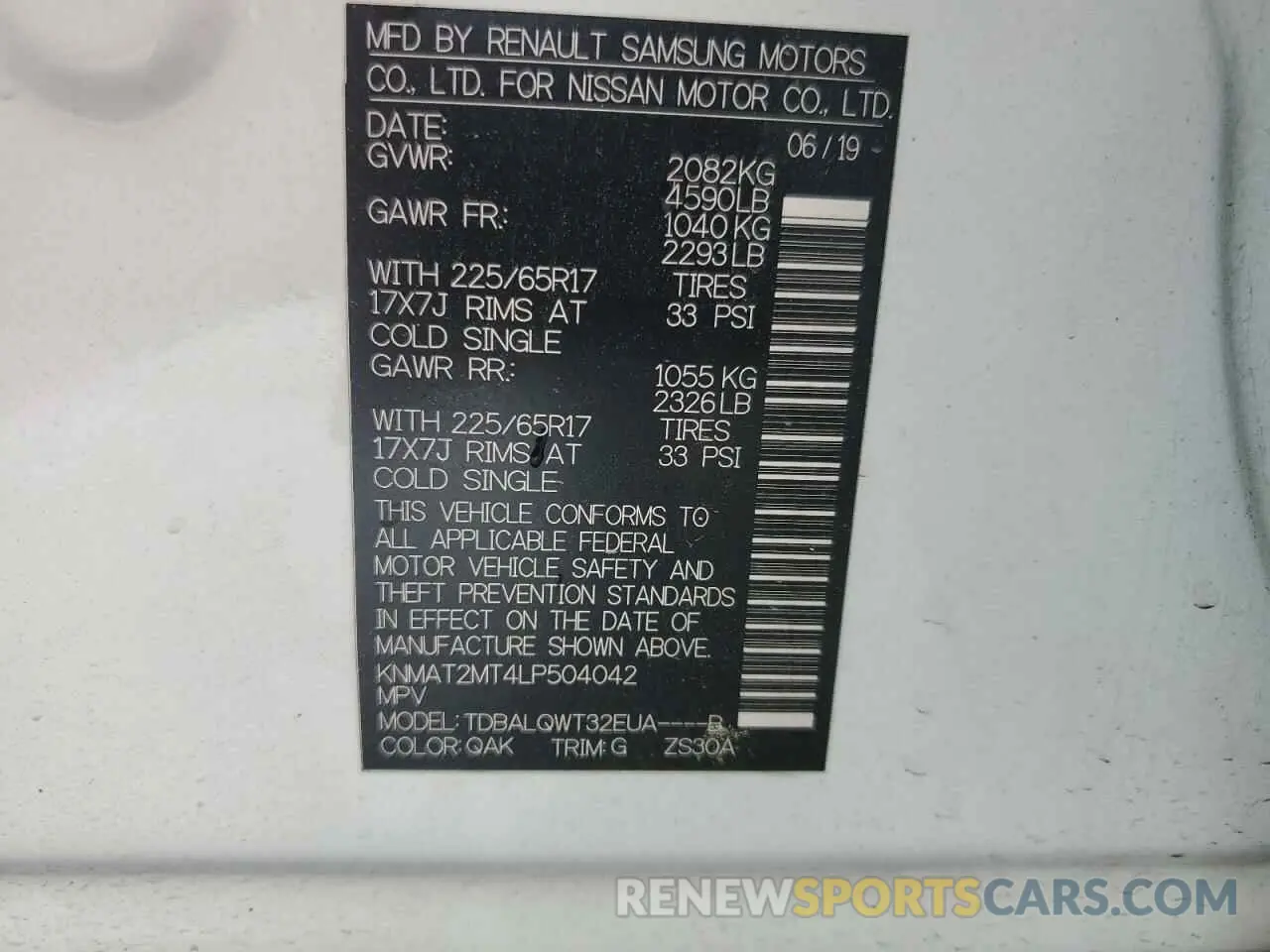 13 Фотография поврежденного автомобиля KNMAT2MT4LP504042 NISSAN ROGUE 2020