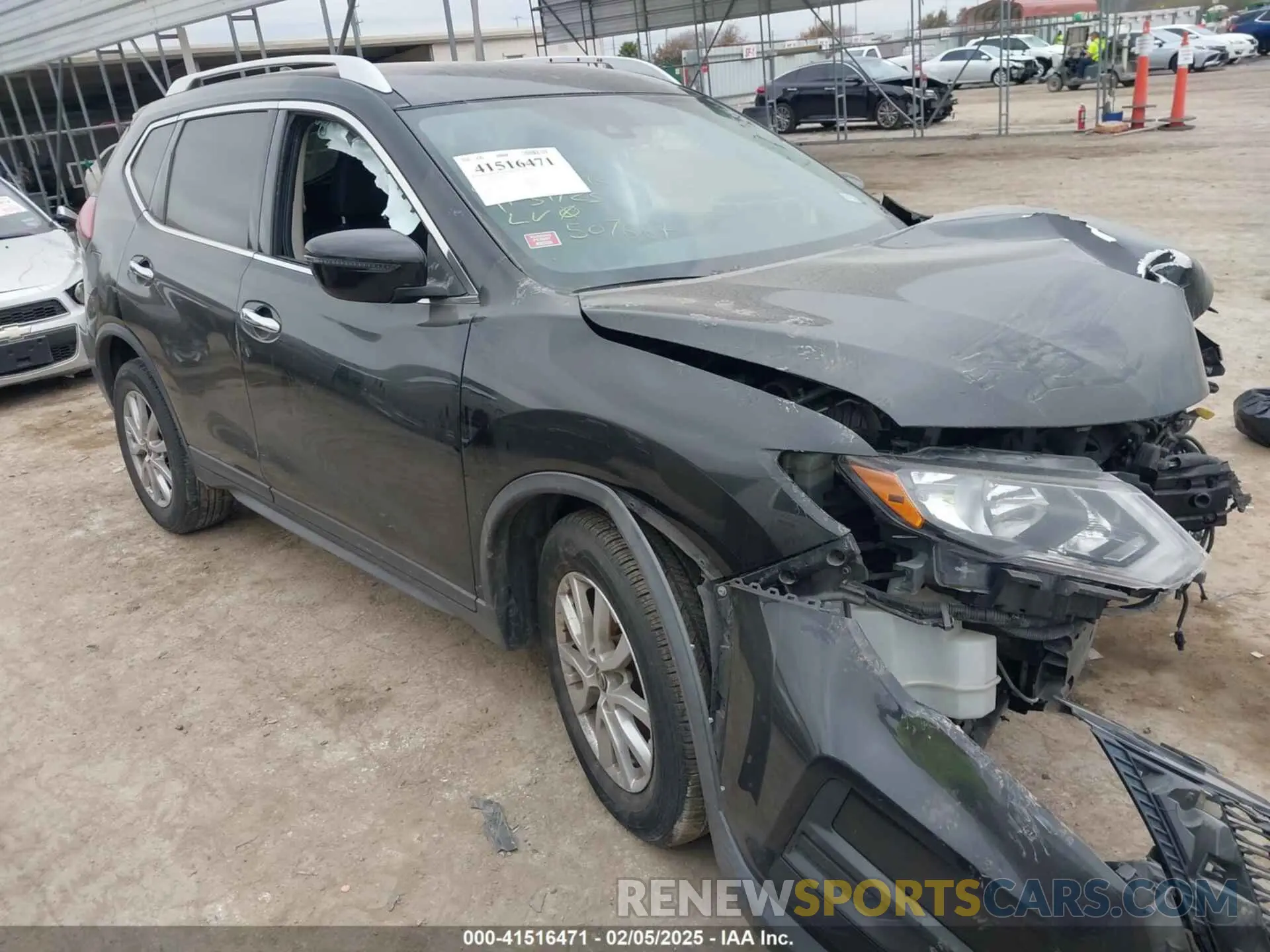 1 Photograph of a damaged car KNMAT2MT4LP507667 NISSAN ROGUE 2020