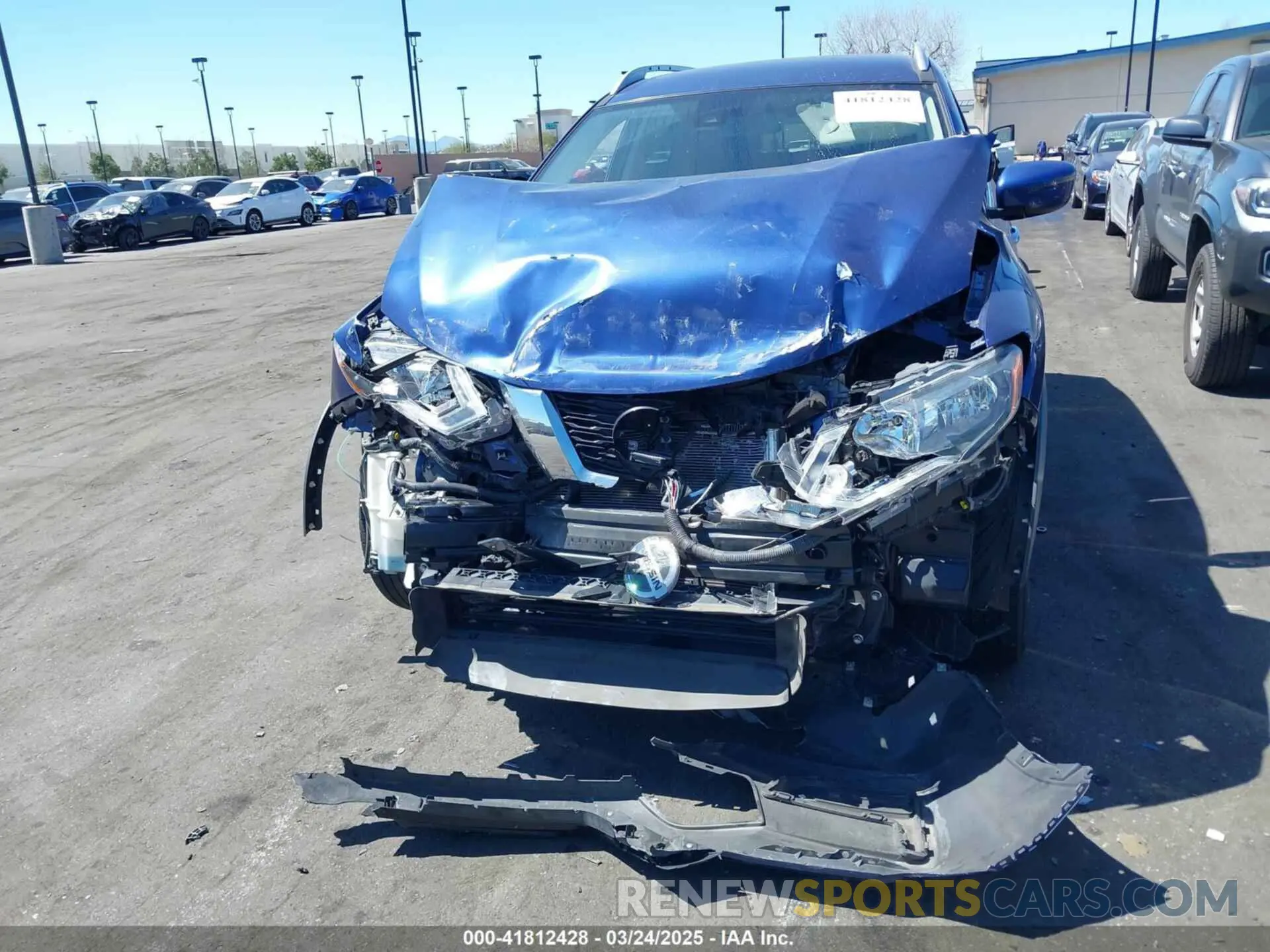 6 Photograph of a damaged car KNMAT2MT5LP531279 NISSAN ROGUE 2020