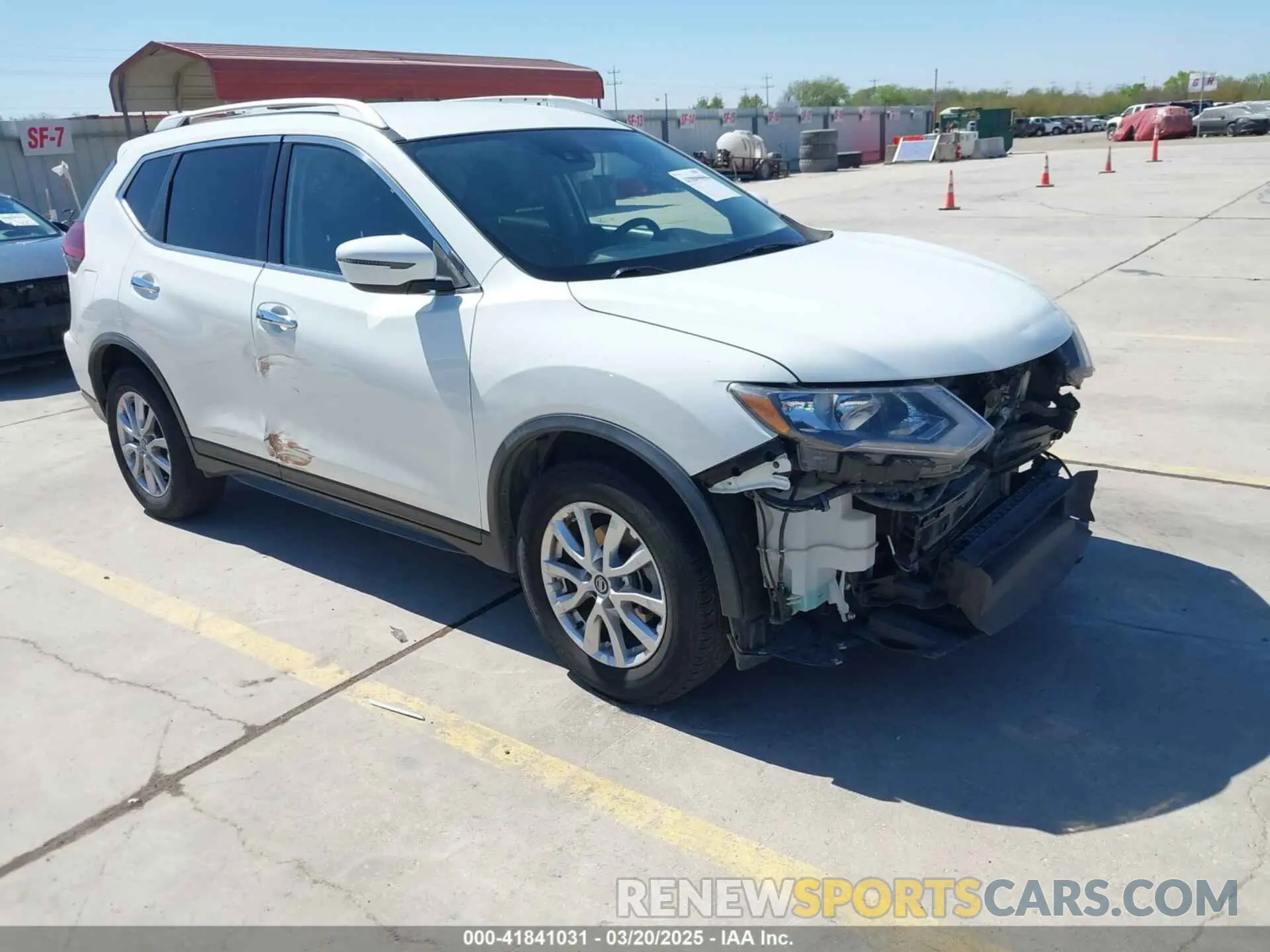 1 Photograph of a damaged car KNMAT2MT6LP513308 NISSAN ROGUE 2020
