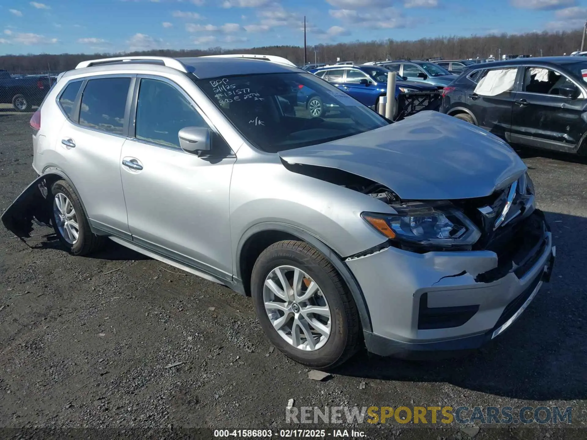 1 Photograph of a damaged car KNMAT2MT6LP523174 NISSAN ROGUE 2020