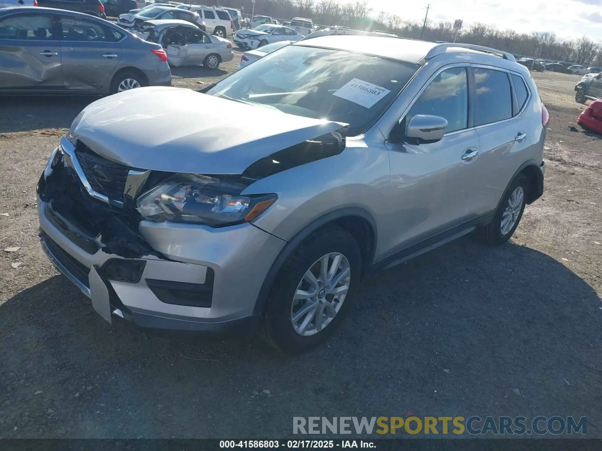 2 Photograph of a damaged car KNMAT2MT6LP523174 NISSAN ROGUE 2020