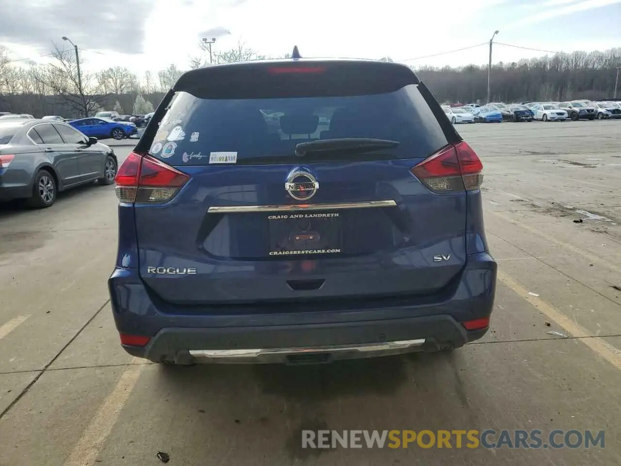 6 Photograph of a damaged car KNMAT2MT6LP529766 NISSAN ROGUE 2020