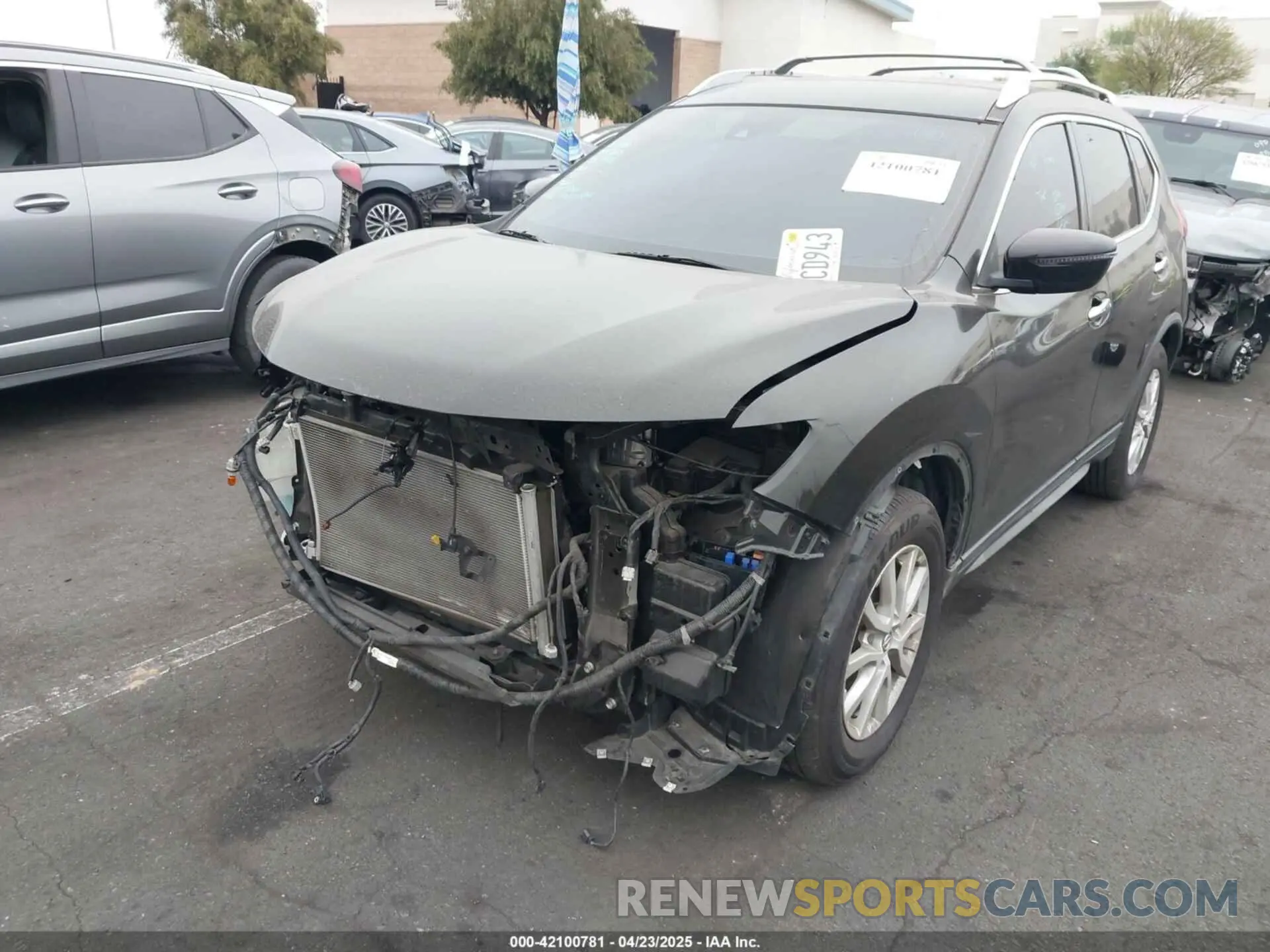 2 Photograph of a damaged car KNMAT2MT6LP530111 NISSAN ROGUE 2020