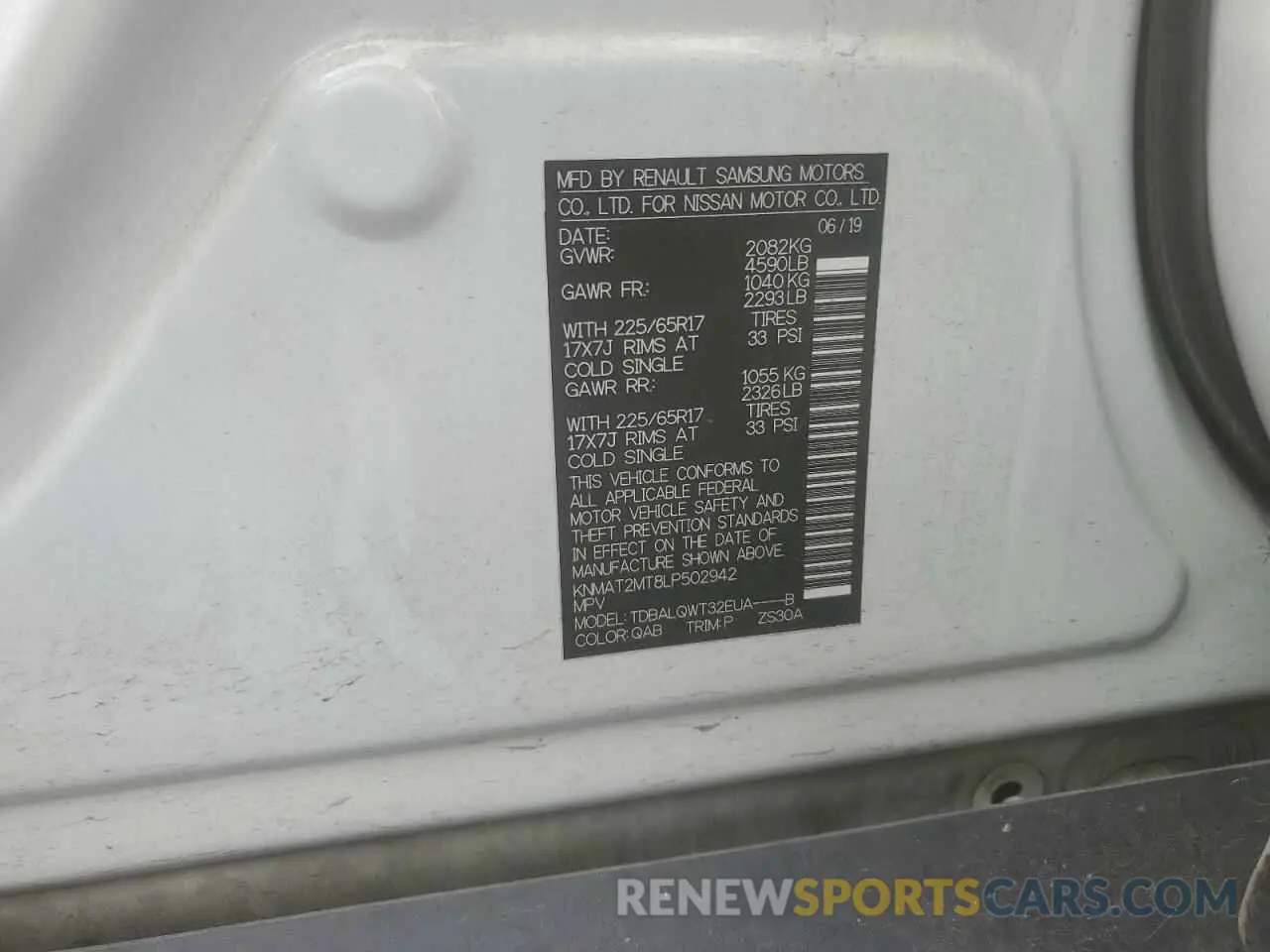 13 Фотография поврежденного автомобиля KNMAT2MT8LP502942 NISSAN ROGUE 2020