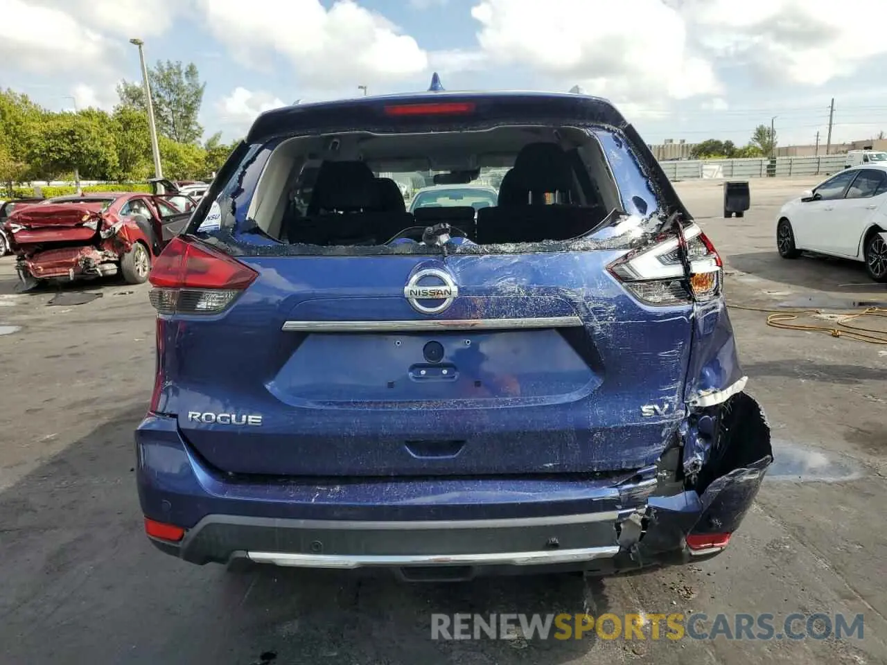6 Фотография поврежденного автомобиля KNMAT2MT8LP536640 NISSAN ROGUE 2020