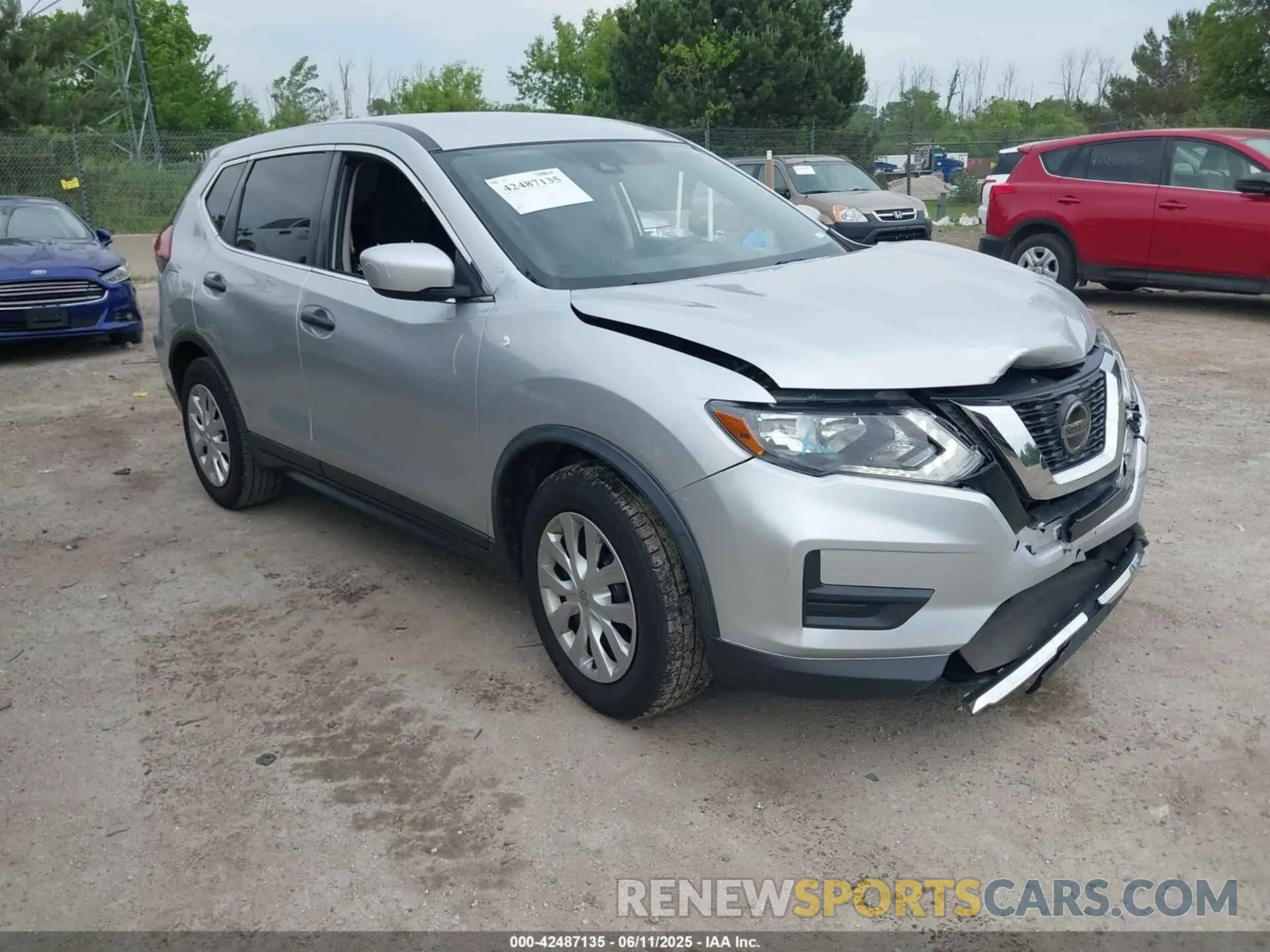 1 Photograph of a damaged car KNMAT2MT8LP536847 NISSAN ROGUE 2020