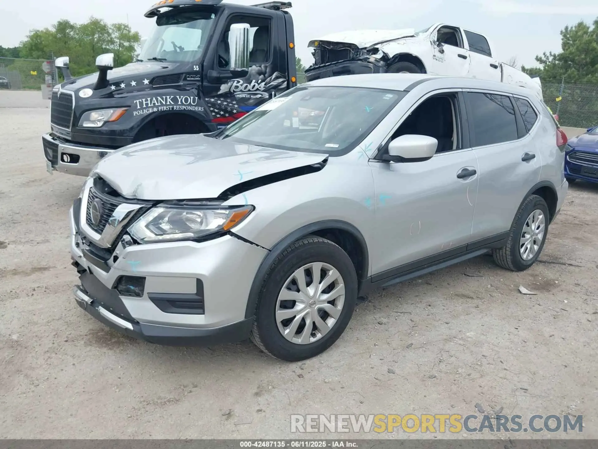 2 Photograph of a damaged car KNMAT2MT8LP536847 NISSAN ROGUE 2020