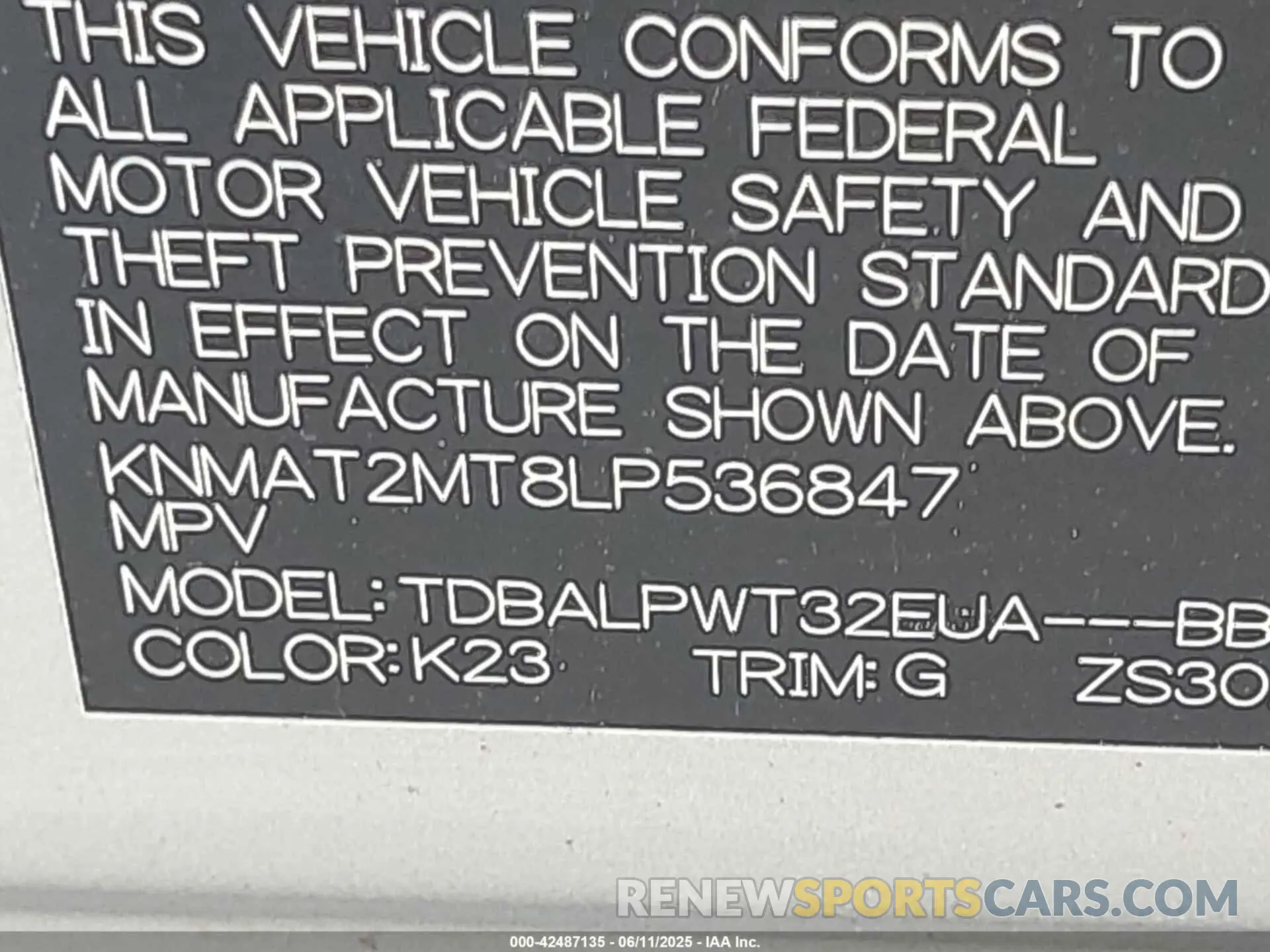 9 Photograph of a damaged car KNMAT2MT8LP536847 NISSAN ROGUE 2020