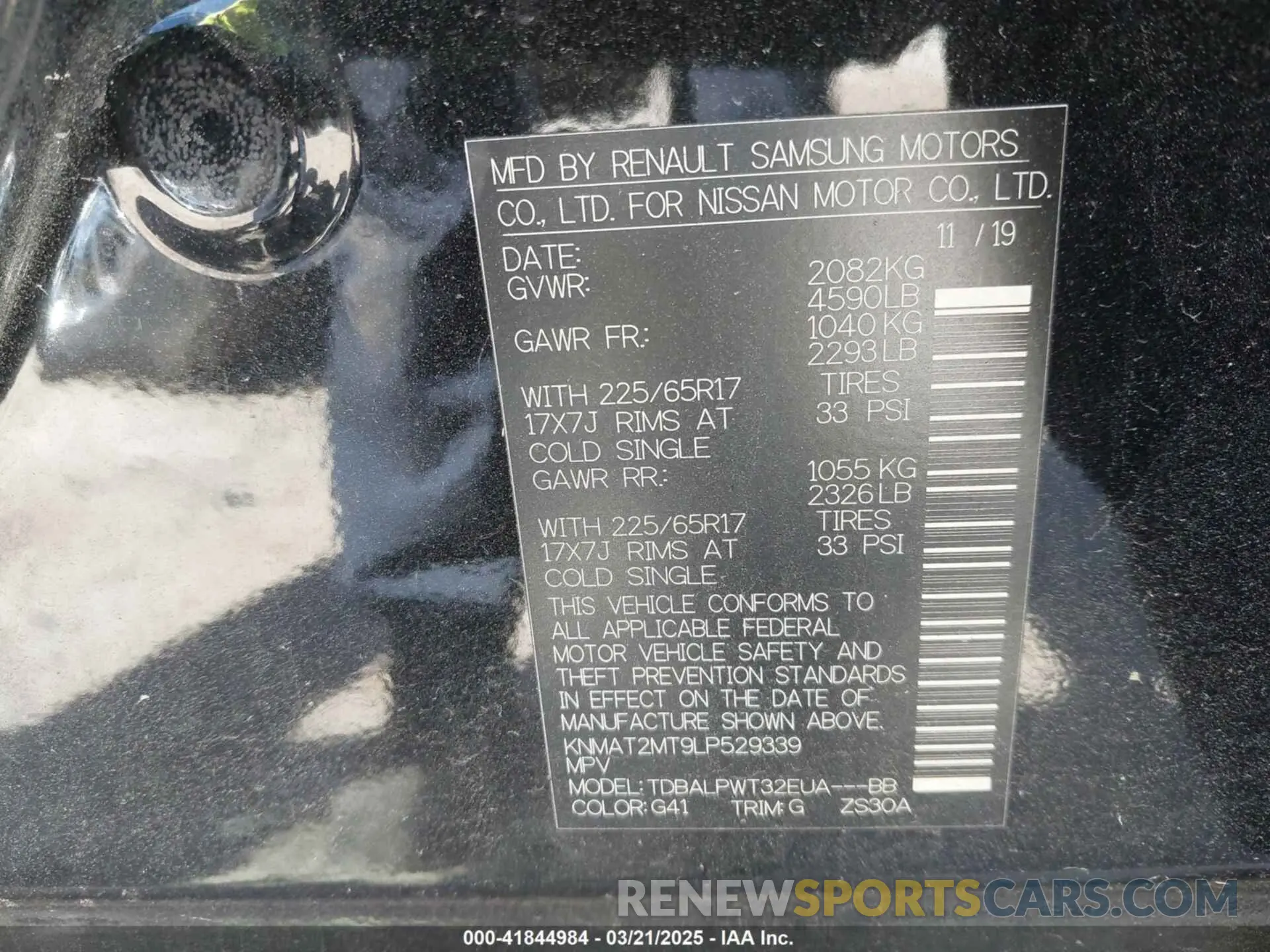 9 Photograph of a damaged car KNMAT2MT9LP529339 NISSAN ROGUE 2020