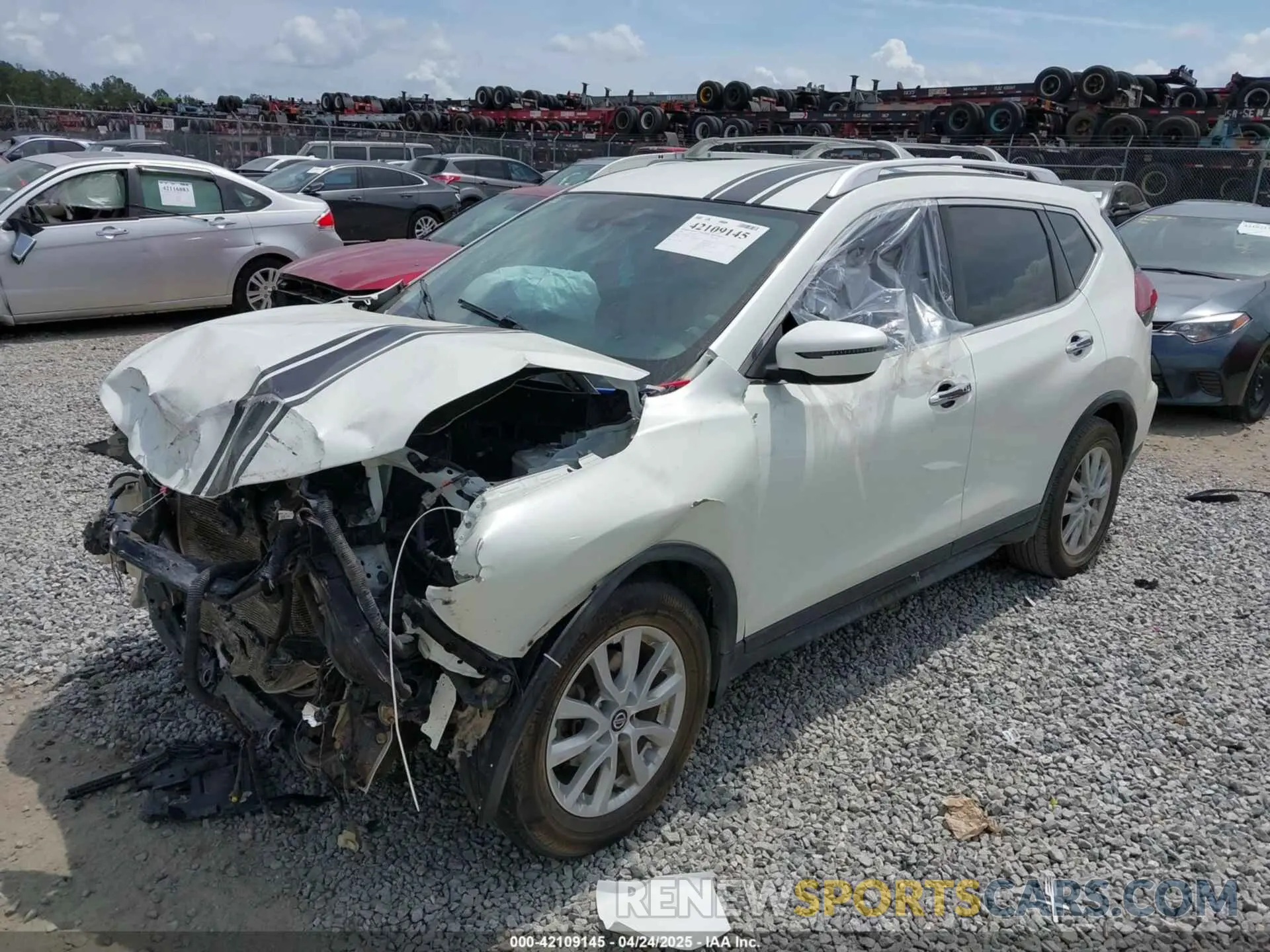 2 Фотография поврежденного автомобиля KNMAT2MTXLP502022 NISSAN ROGUE 2020