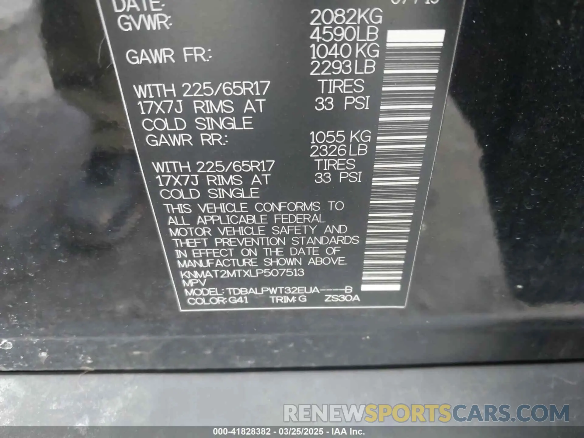9 Photograph of a damaged car KNMAT2MTXLP507513 NISSAN ROGUE 2020