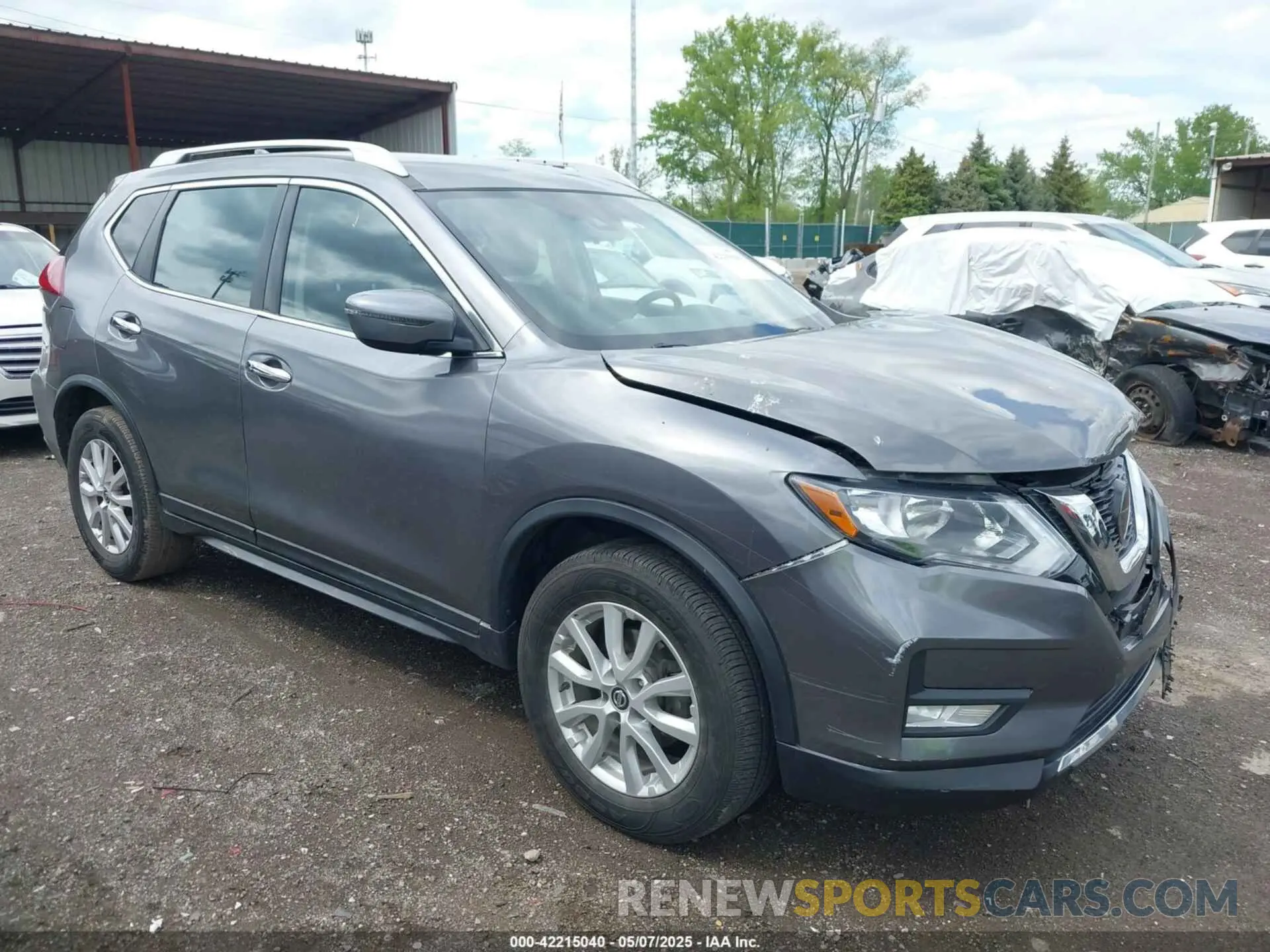 1 Photograph of a damaged car KNMAT2MV0LP505531 NISSAN ROGUE 2020