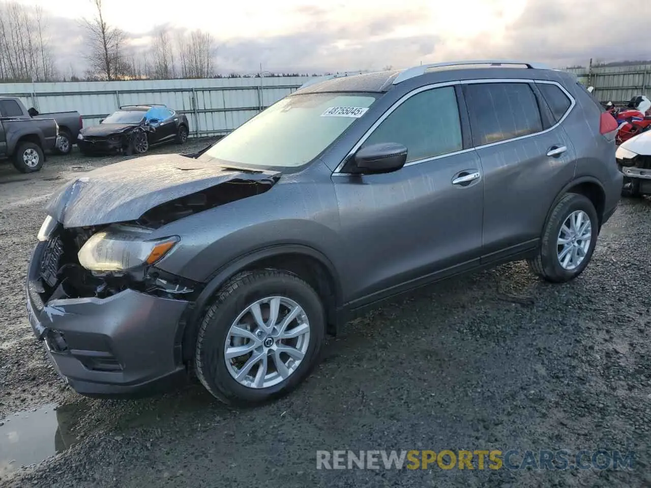 1 Photograph of a damaged car KNMAT2MV1LP517123 NISSAN ROGUE 2020