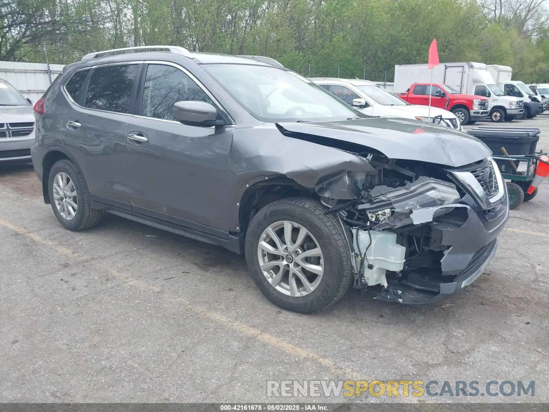 1 Photograph of a damaged car KNMAT2MV5LP505962 NISSAN ROGUE 2020