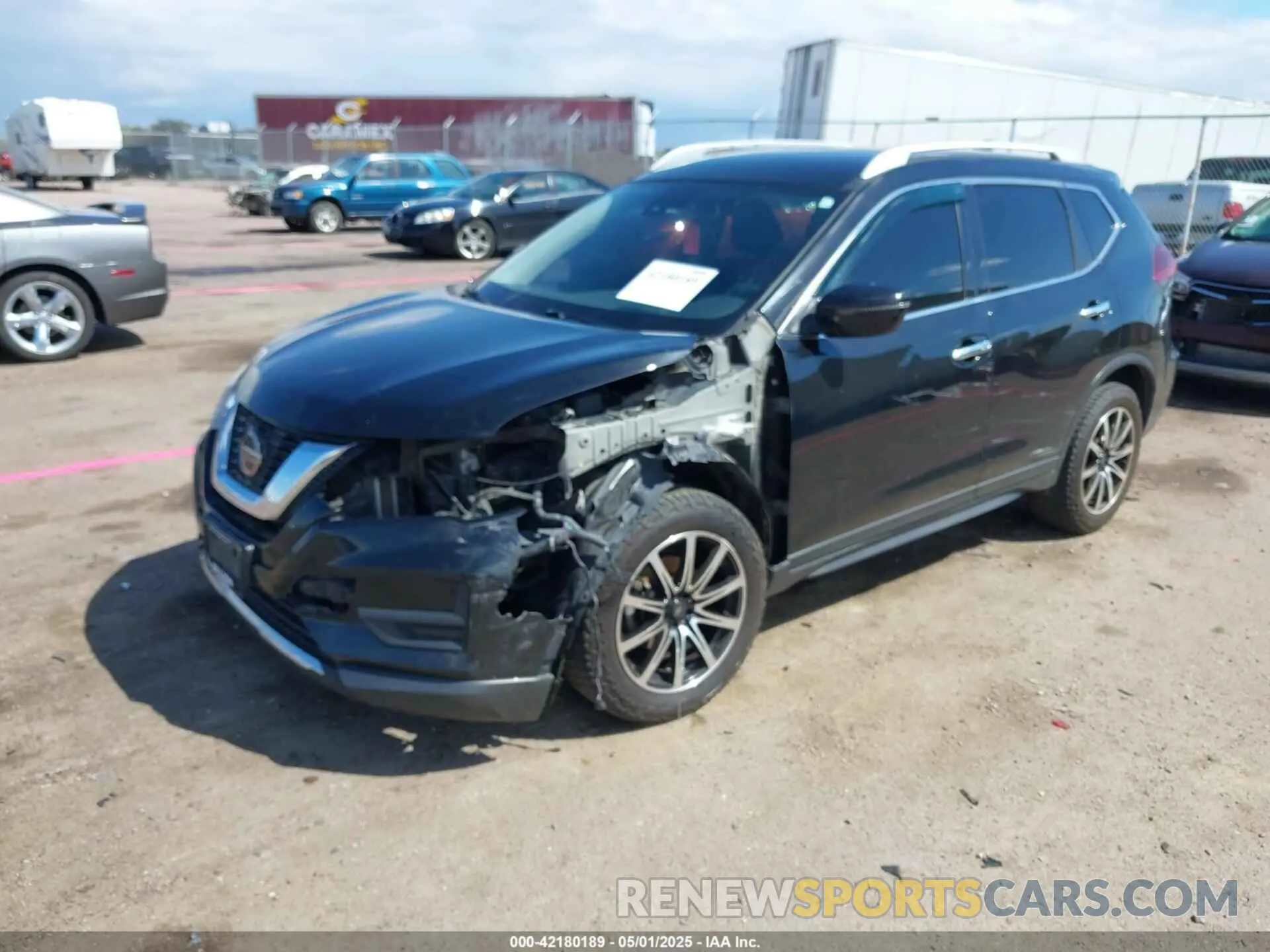 2 Фотография поврежденного автомобиля KNMAT2MV5LP514001 NISSAN ROGUE 2020