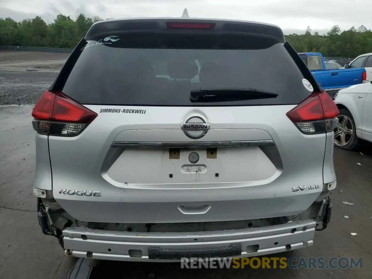 6 Photograph of a damaged car KNMAT2MV6LP508093 NISSAN ROGUE 2020