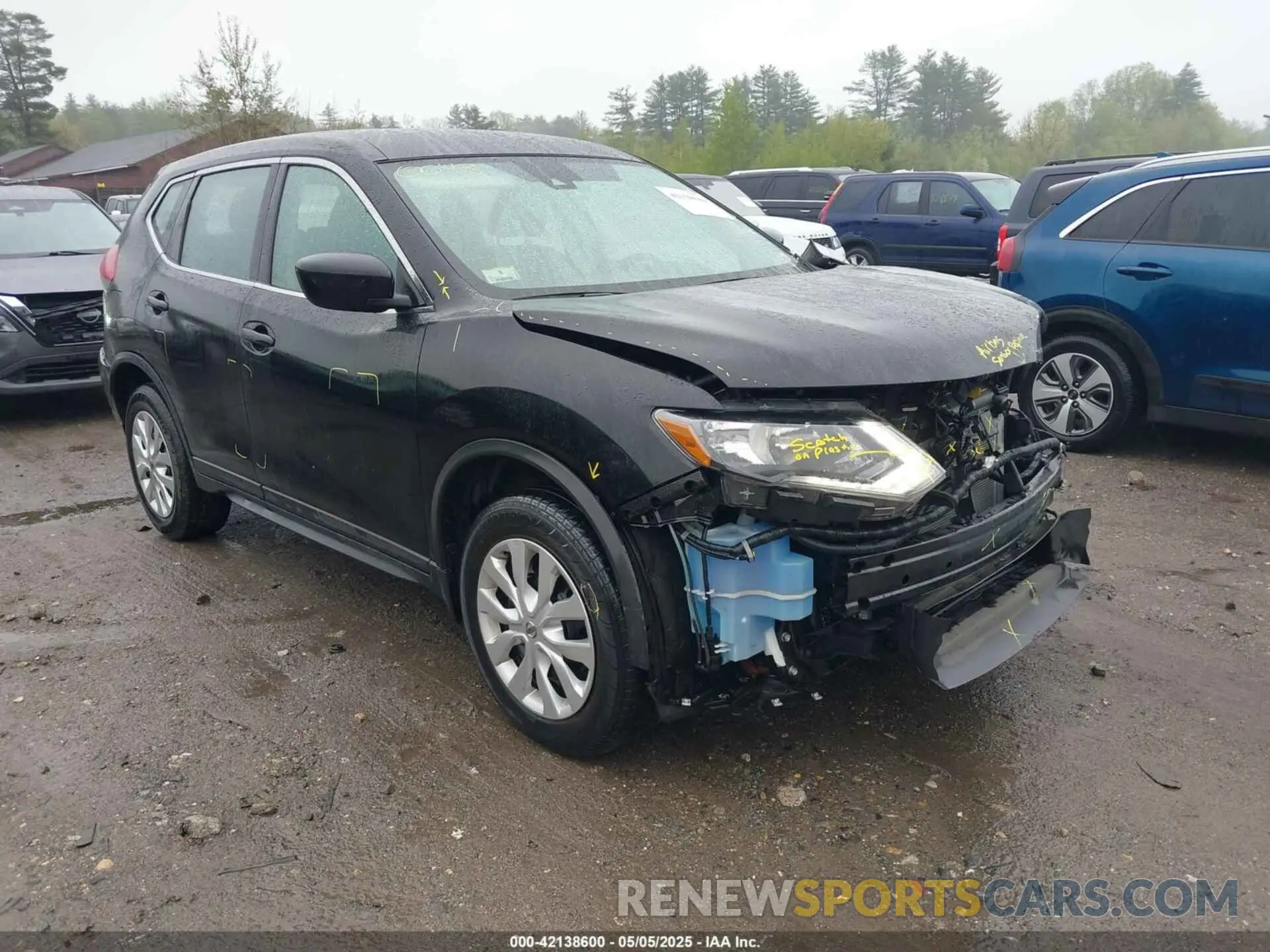 1 Photograph of a damaged car KNMAT2MV6LP521913 NISSAN ROGUE 2020