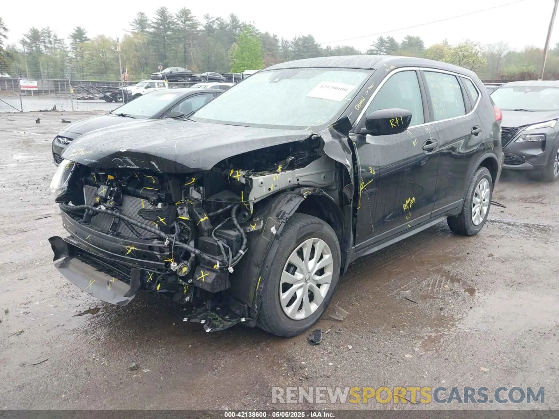 2 Photograph of a damaged car KNMAT2MV6LP521913 NISSAN ROGUE 2020