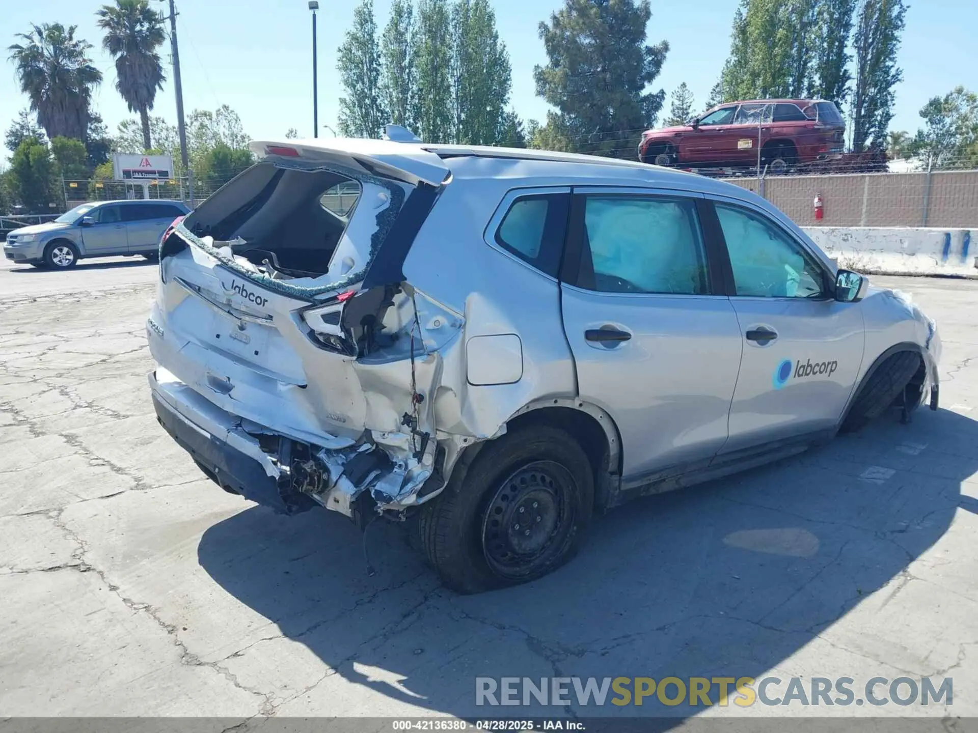 6 Фотография поврежденного автомобиля KNMAT2MV6LP527484 NISSAN ROGUE 2020