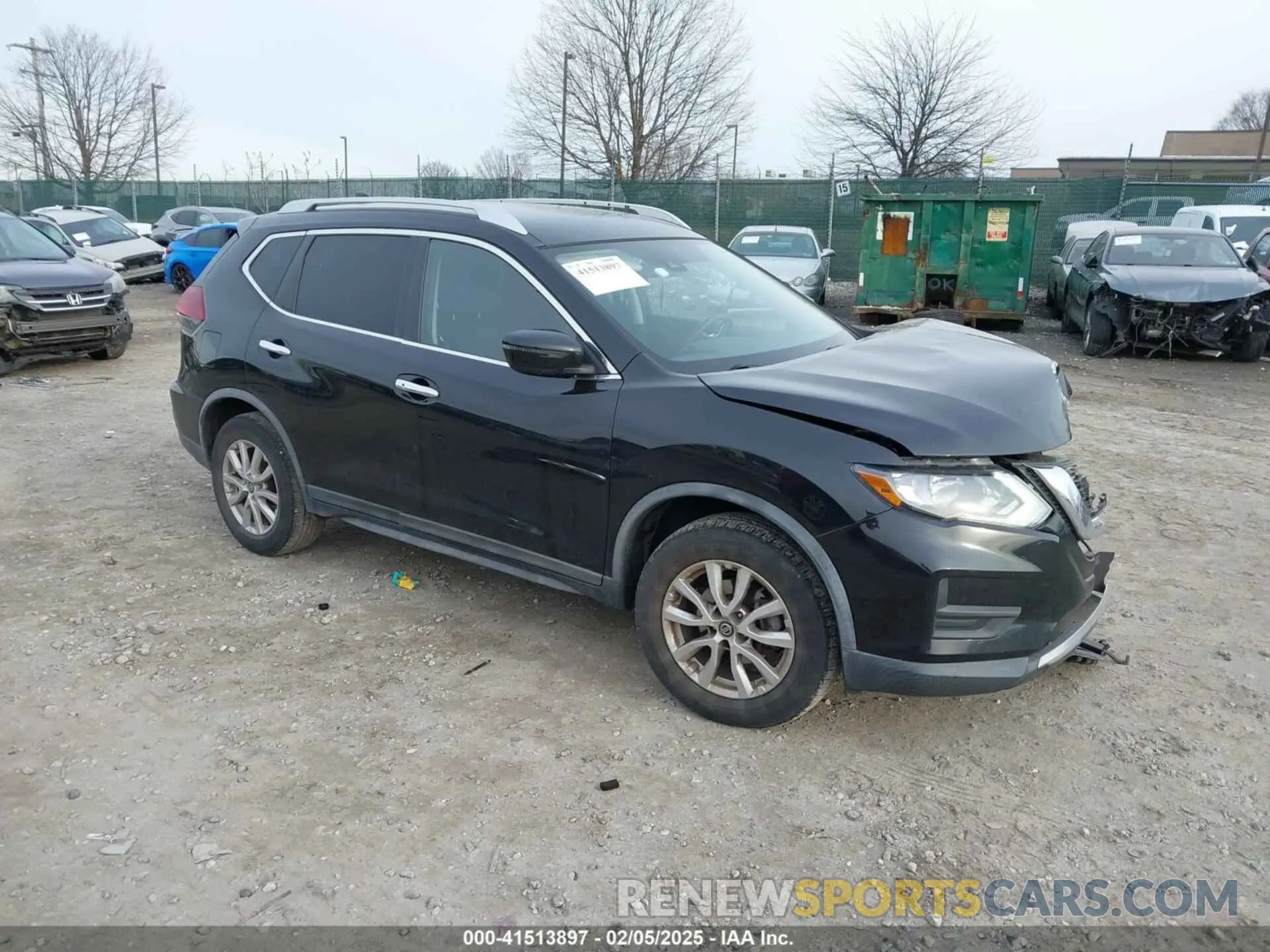 1 Photograph of a damaged car KNMAT2MV7LP518132 NISSAN ROGUE 2020