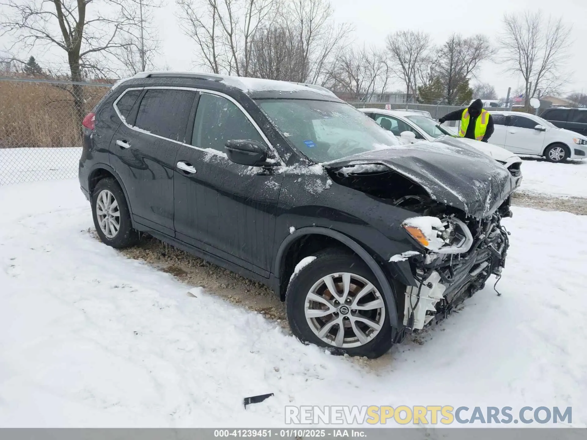 1 Photograph of a damaged car KNMAT2MV9LP509805 NISSAN ROGUE 2020