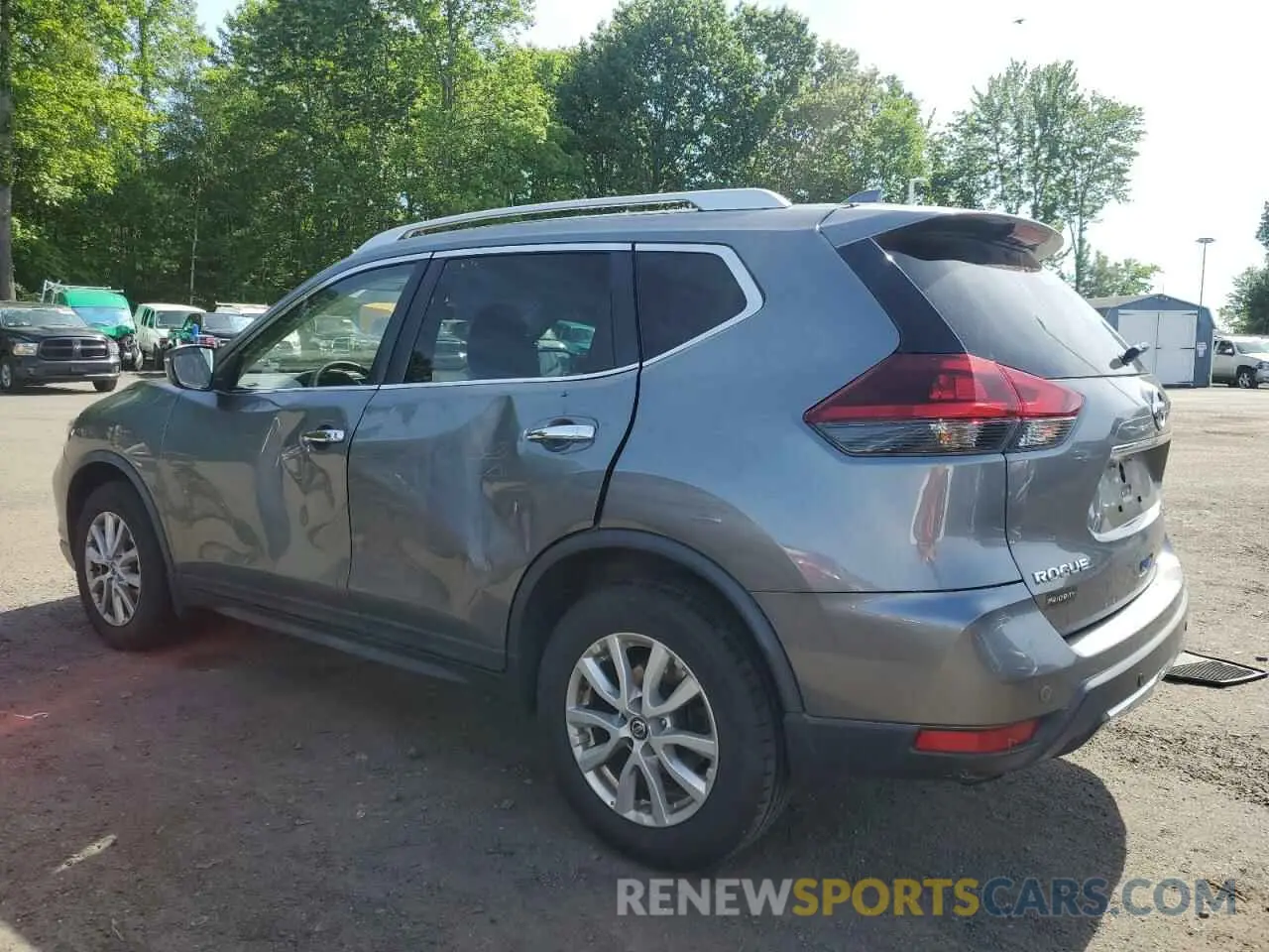 2 Photograph of a damaged car KNMAT2MVXLP536933 NISSAN ROGUE 2020