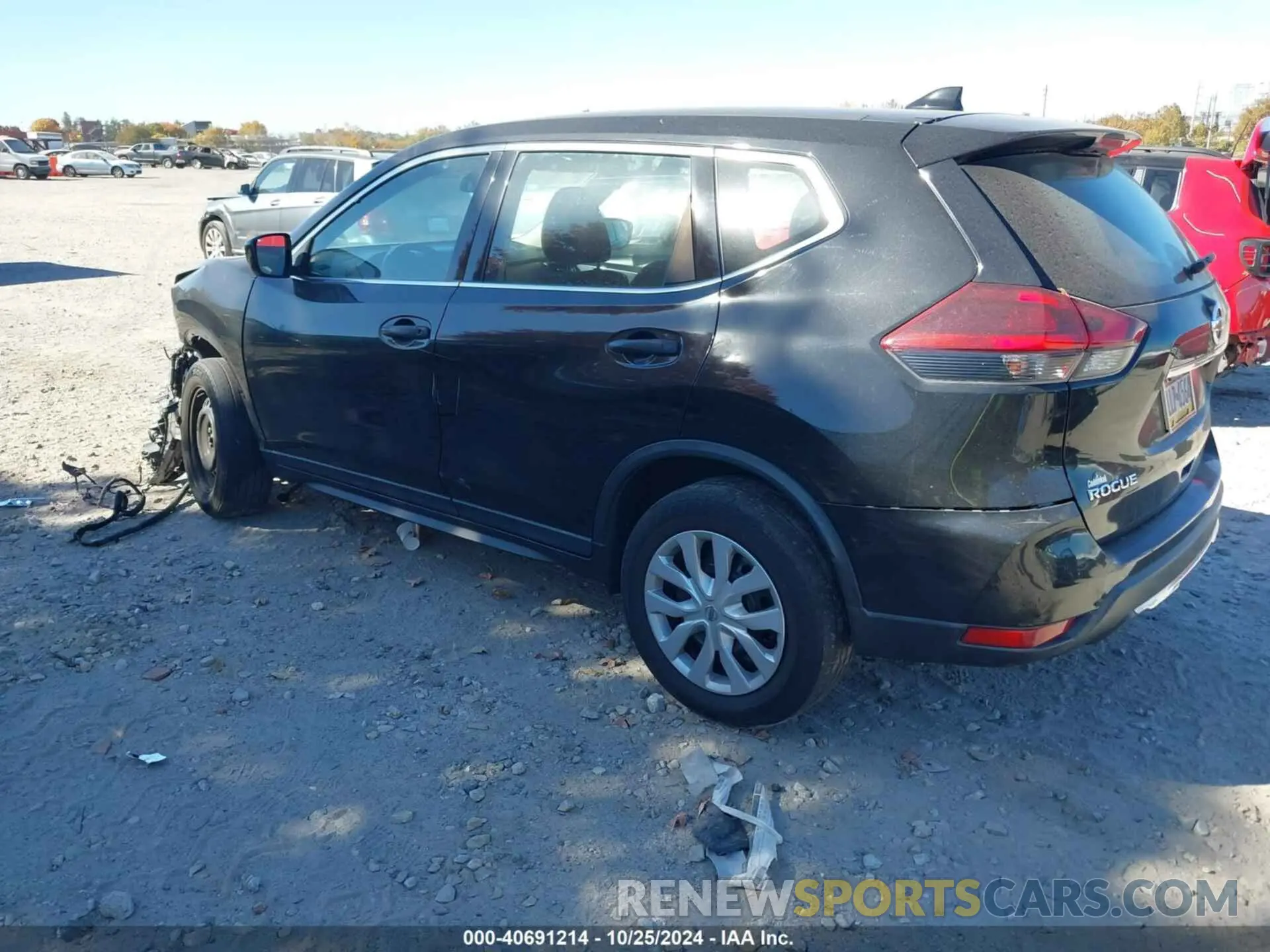 3 Photograph of a damaged car KNMAT2MVXLP540884 NISSAN ROGUE 2020