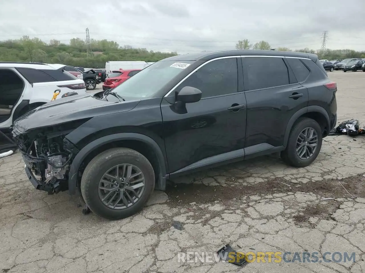 1 Photograph of a damaged car 5N1AT3AA0MC740815 NISSAN ROGUE 2021