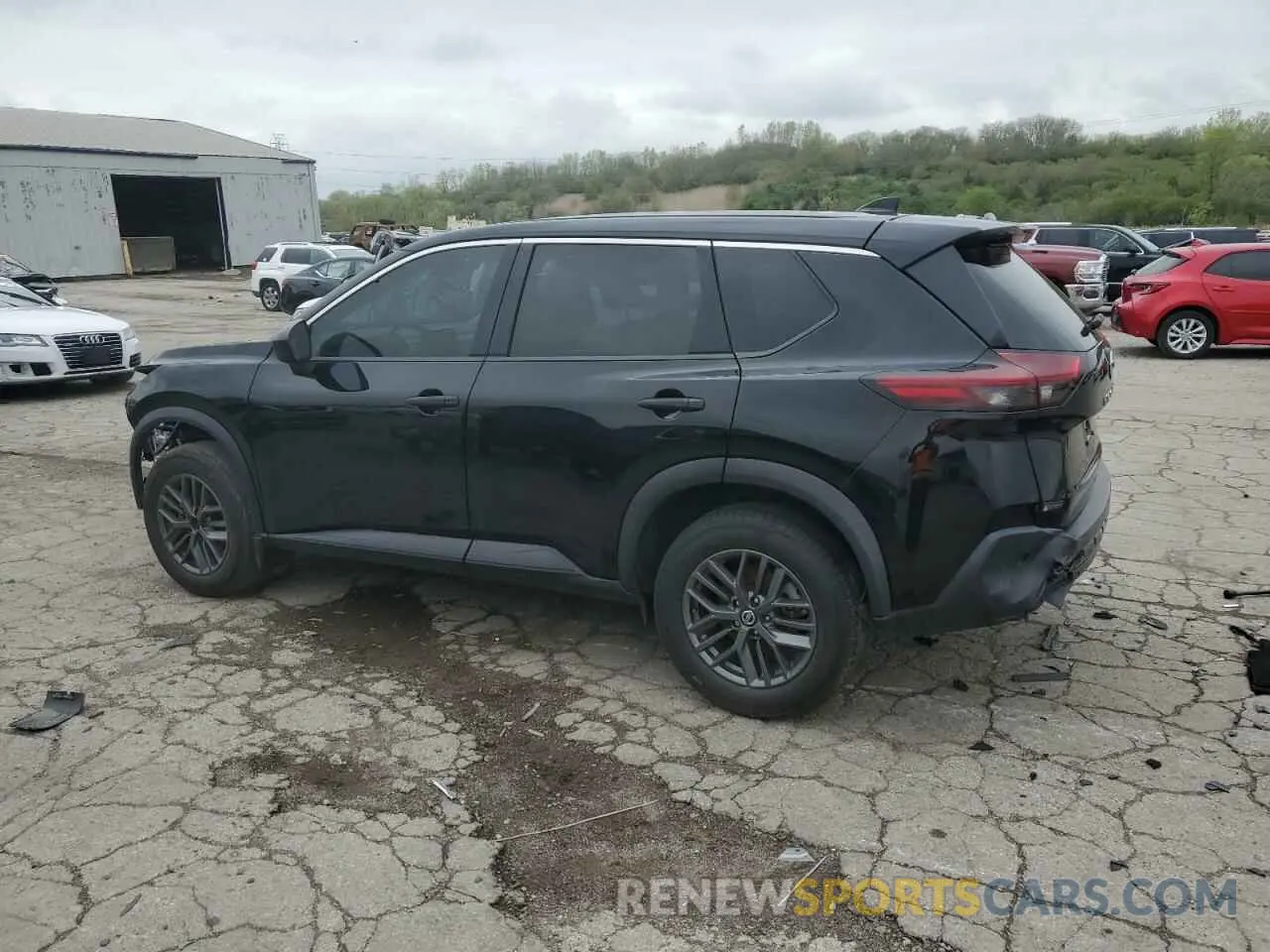 2 Photograph of a damaged car 5N1AT3AA0MC740815 NISSAN ROGUE 2021