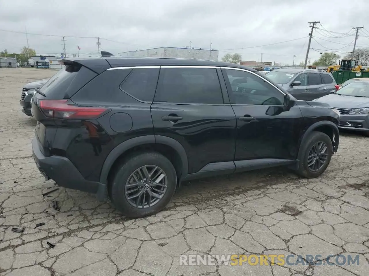 3 Photograph of a damaged car 5N1AT3AA0MC740815 NISSAN ROGUE 2021