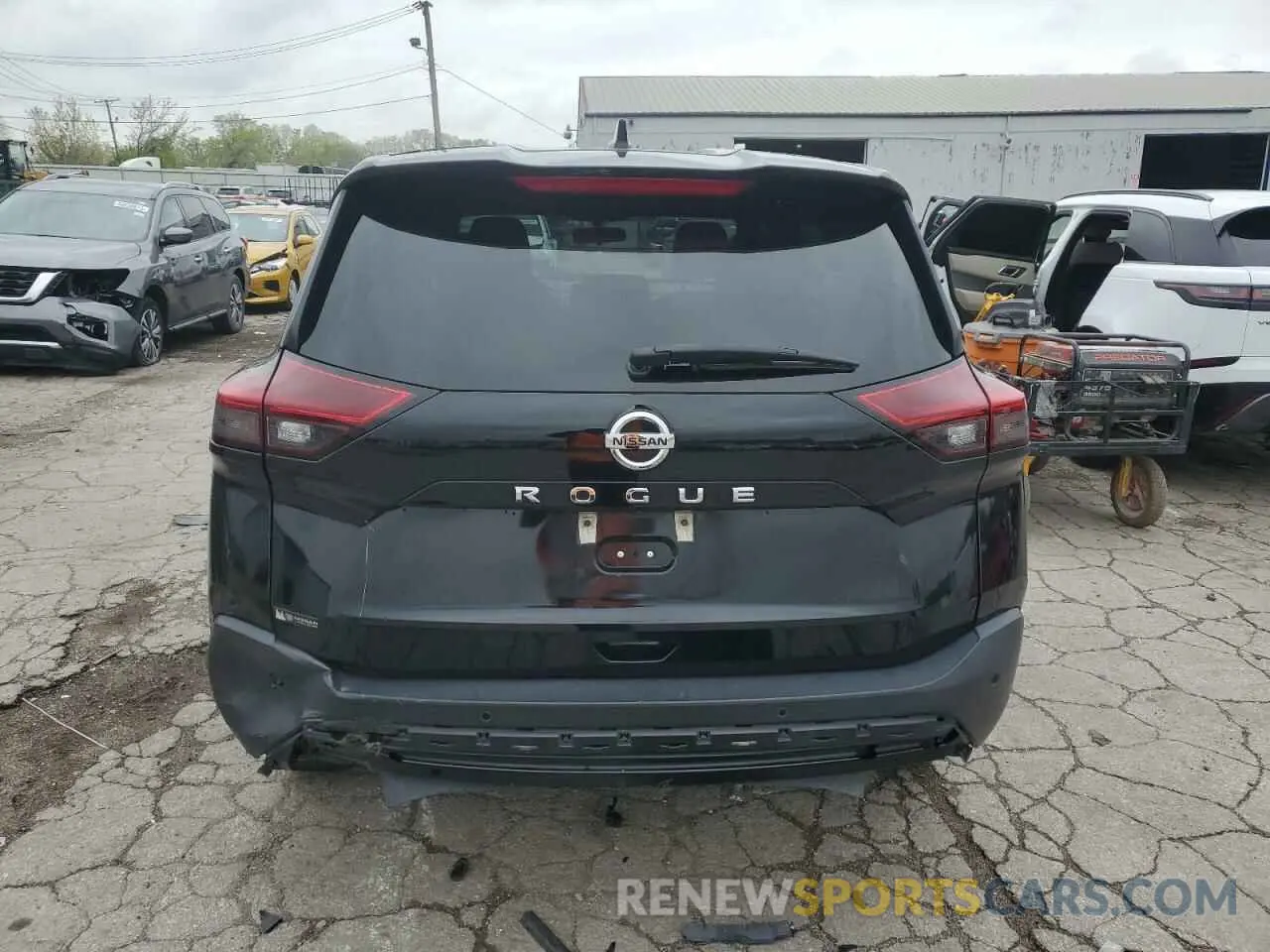 6 Photograph of a damaged car 5N1AT3AA0MC740815 NISSAN ROGUE 2021