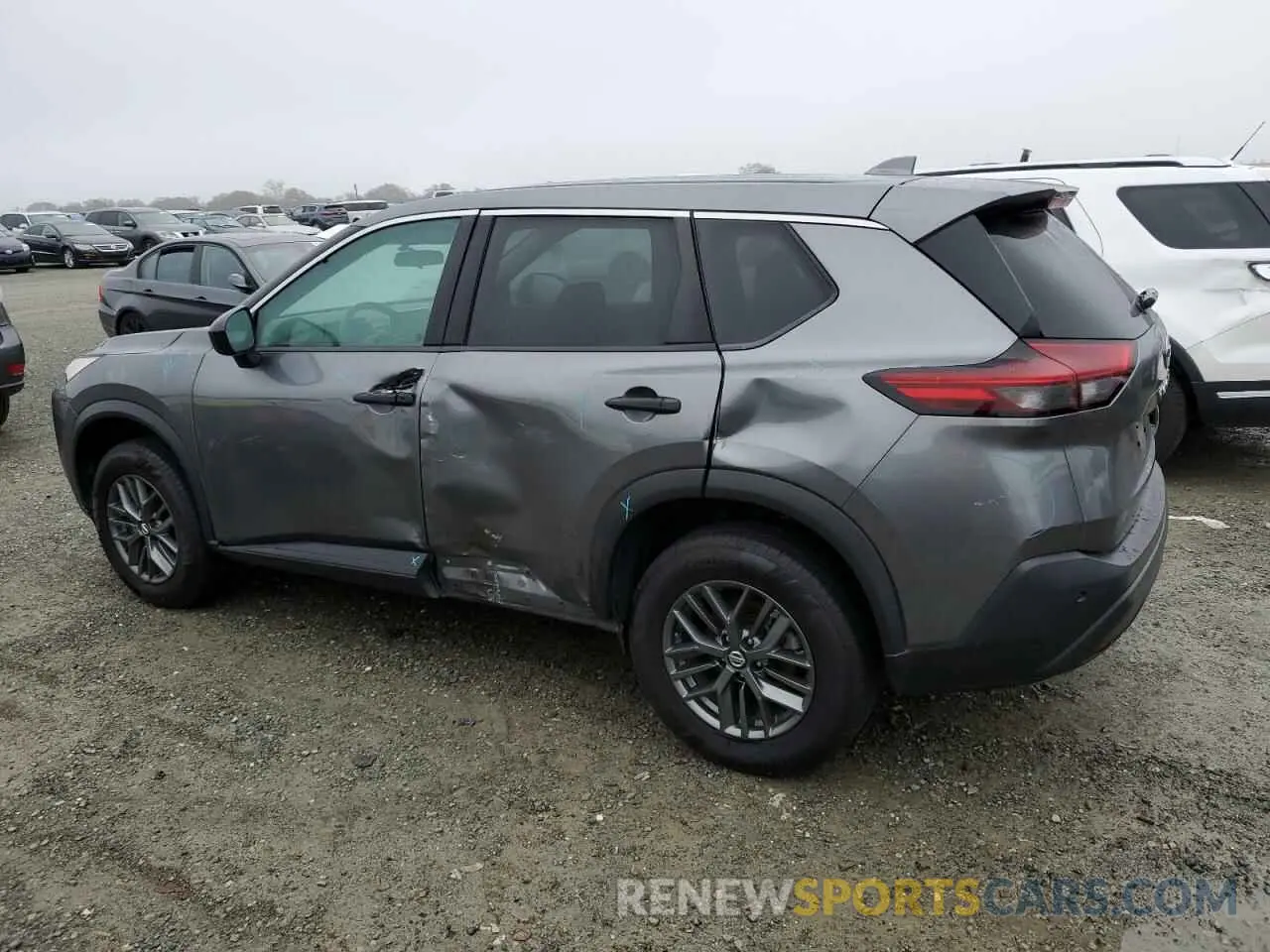 2 Photograph of a damaged car 5N1AT3AA0MC744640 NISSAN ROGUE 2021