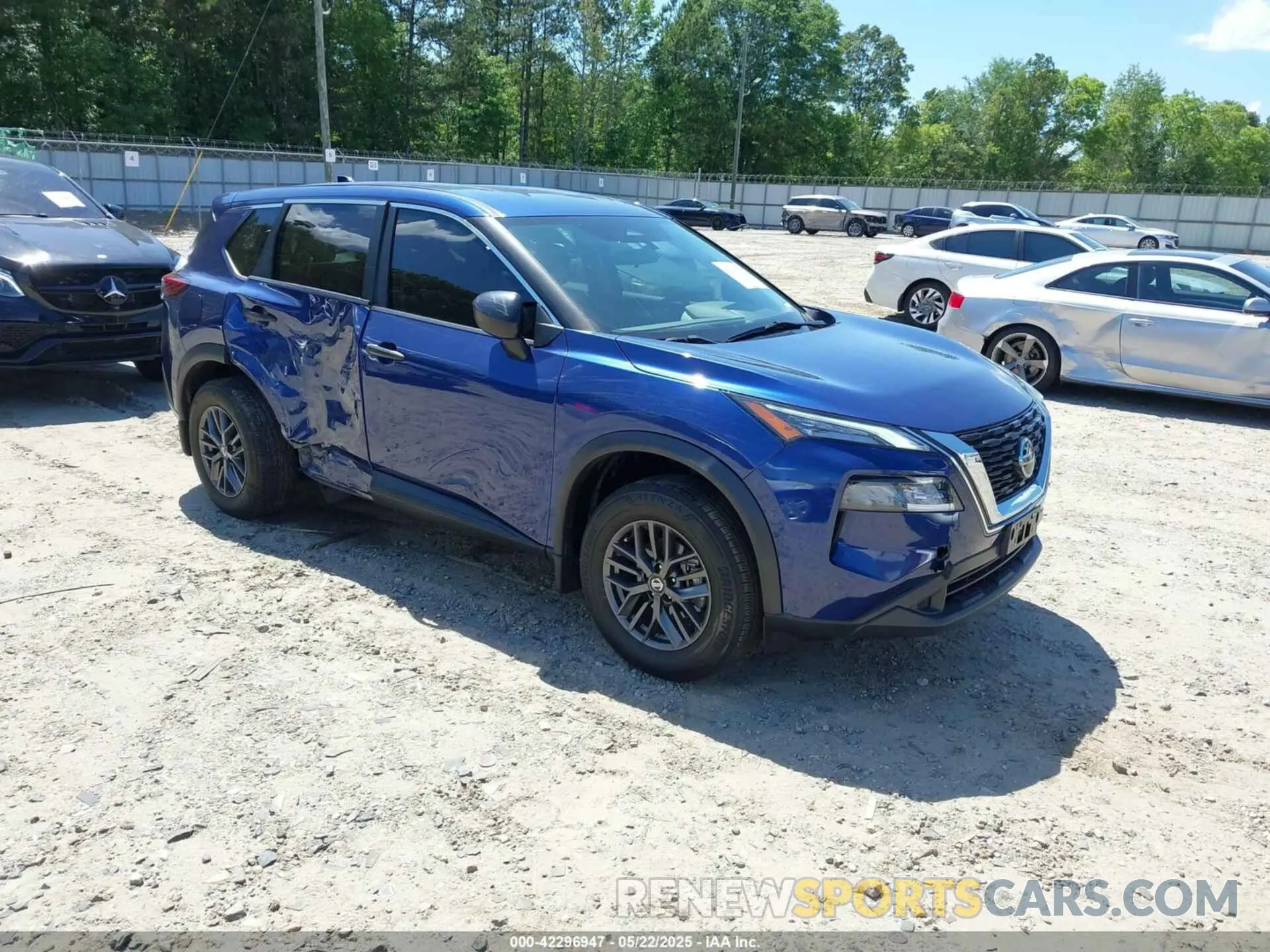 1 Photograph of a damaged car 5N1AT3AA3MC729503 NISSAN ROGUE 2021