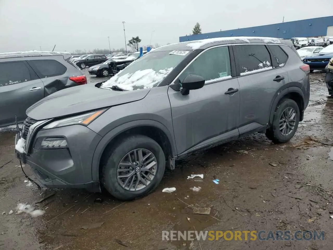 1 Photograph of a damaged car 5N1AT3AA5MC673662 NISSAN ROGUE 2021