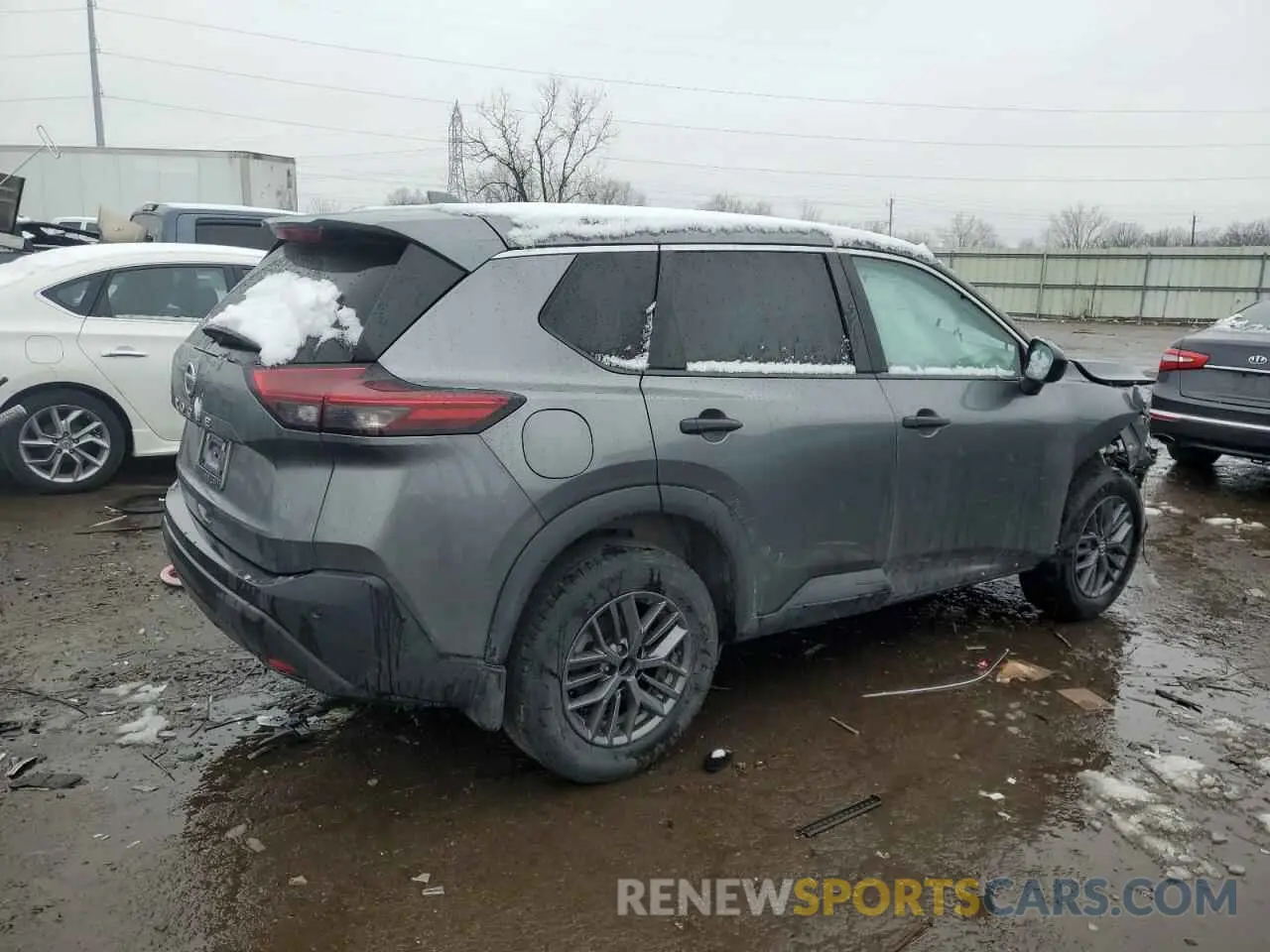 3 Photograph of a damaged car 5N1AT3AA5MC673662 NISSAN ROGUE 2021