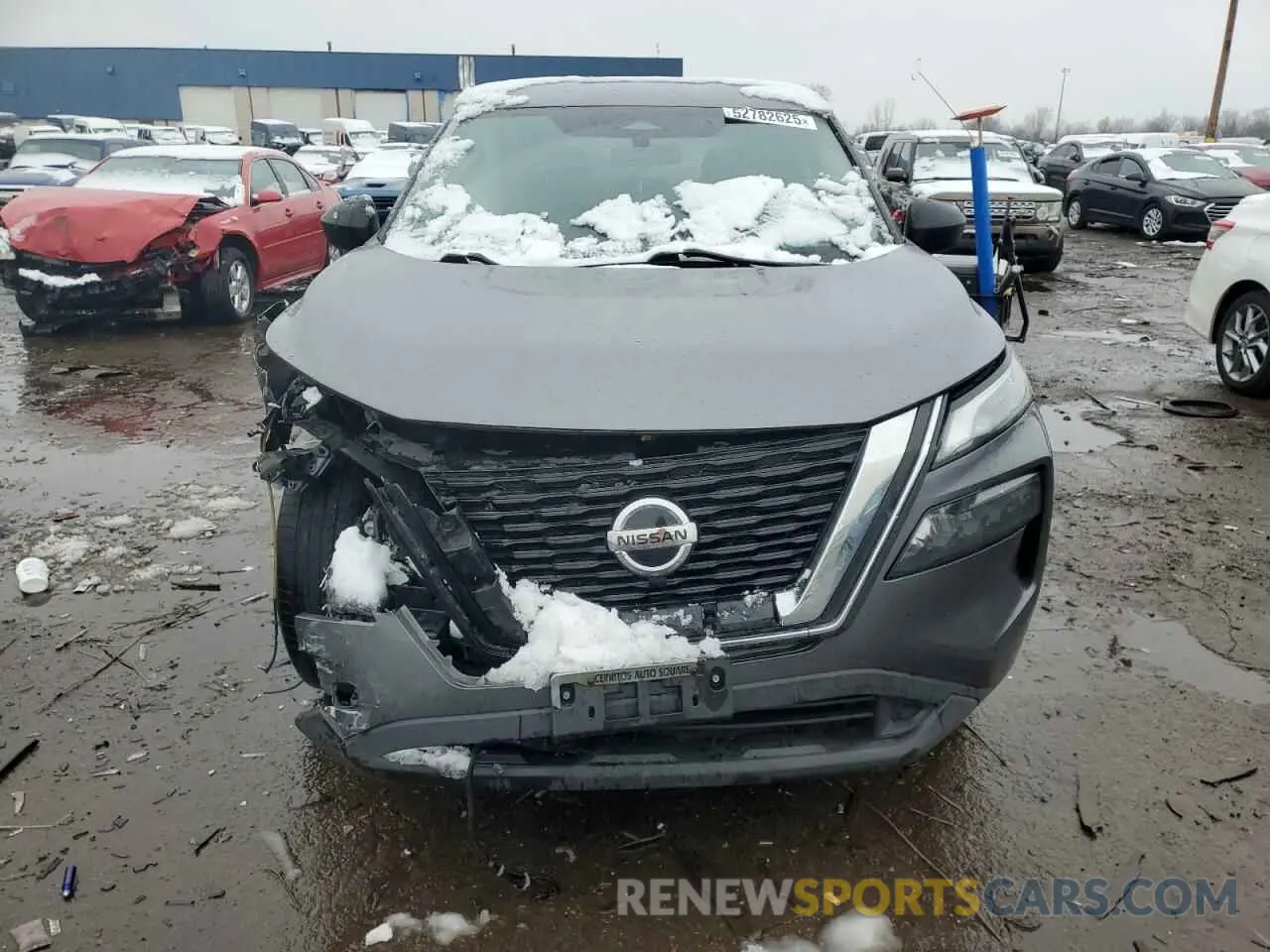 5 Photograph of a damaged car 5N1AT3AA5MC673662 NISSAN ROGUE 2021