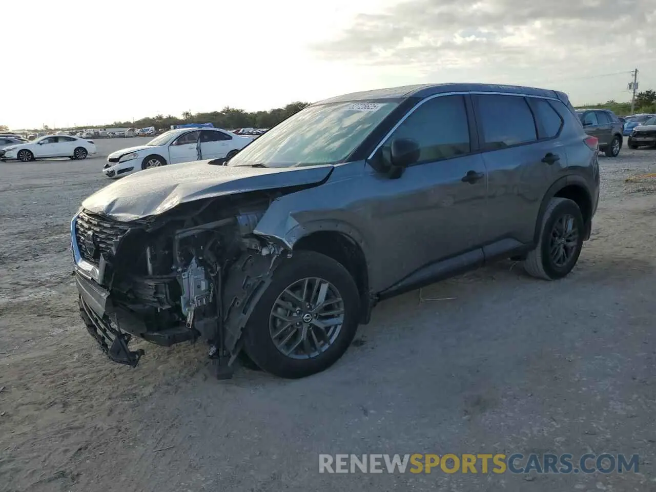 1 Photograph of a damaged car 5N1AT3AA5MC696035 NISSAN ROGUE 2021