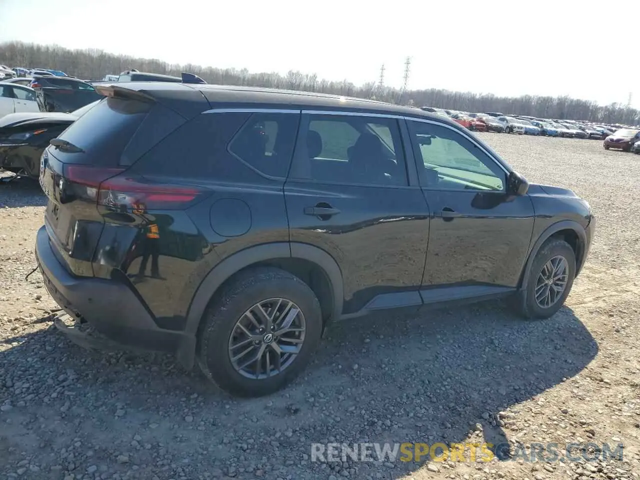 3 Photograph of a damaged car 5N1AT3AA5MC786575 NISSAN ROGUE 2021