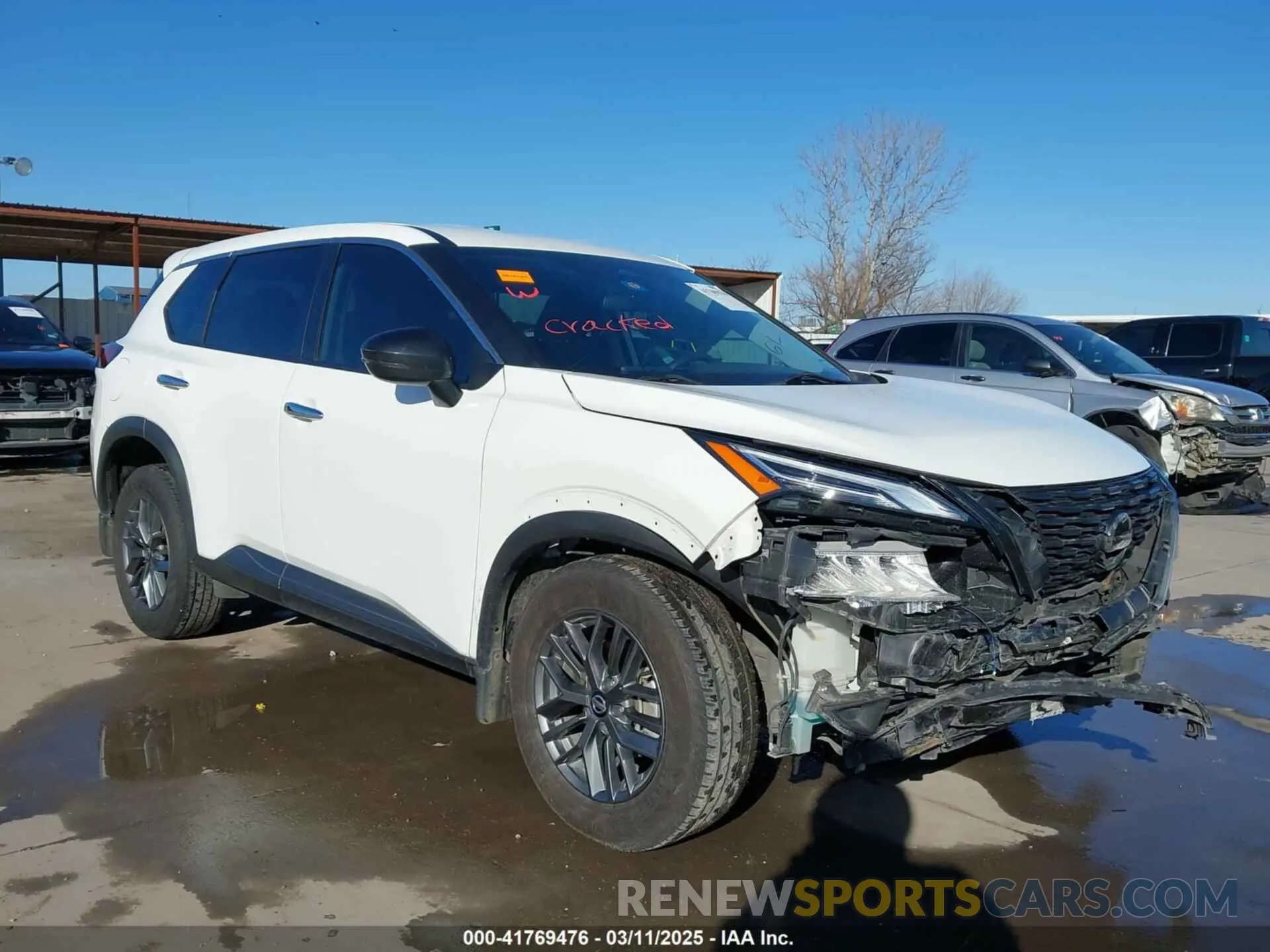 1 Photograph of a damaged car 5N1AT3AA5MC828775 NISSAN ROGUE 2021