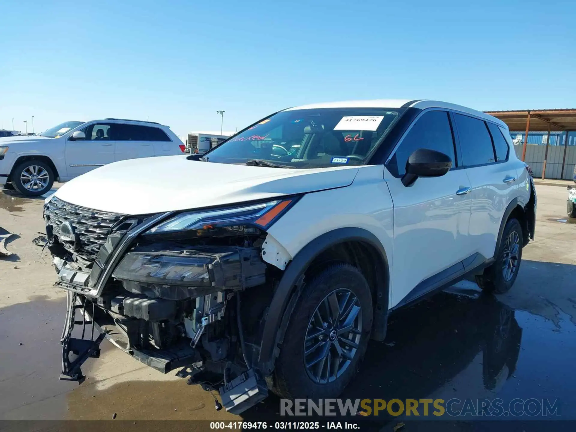 2 Photograph of a damaged car 5N1AT3AA5MC828775 NISSAN ROGUE 2021