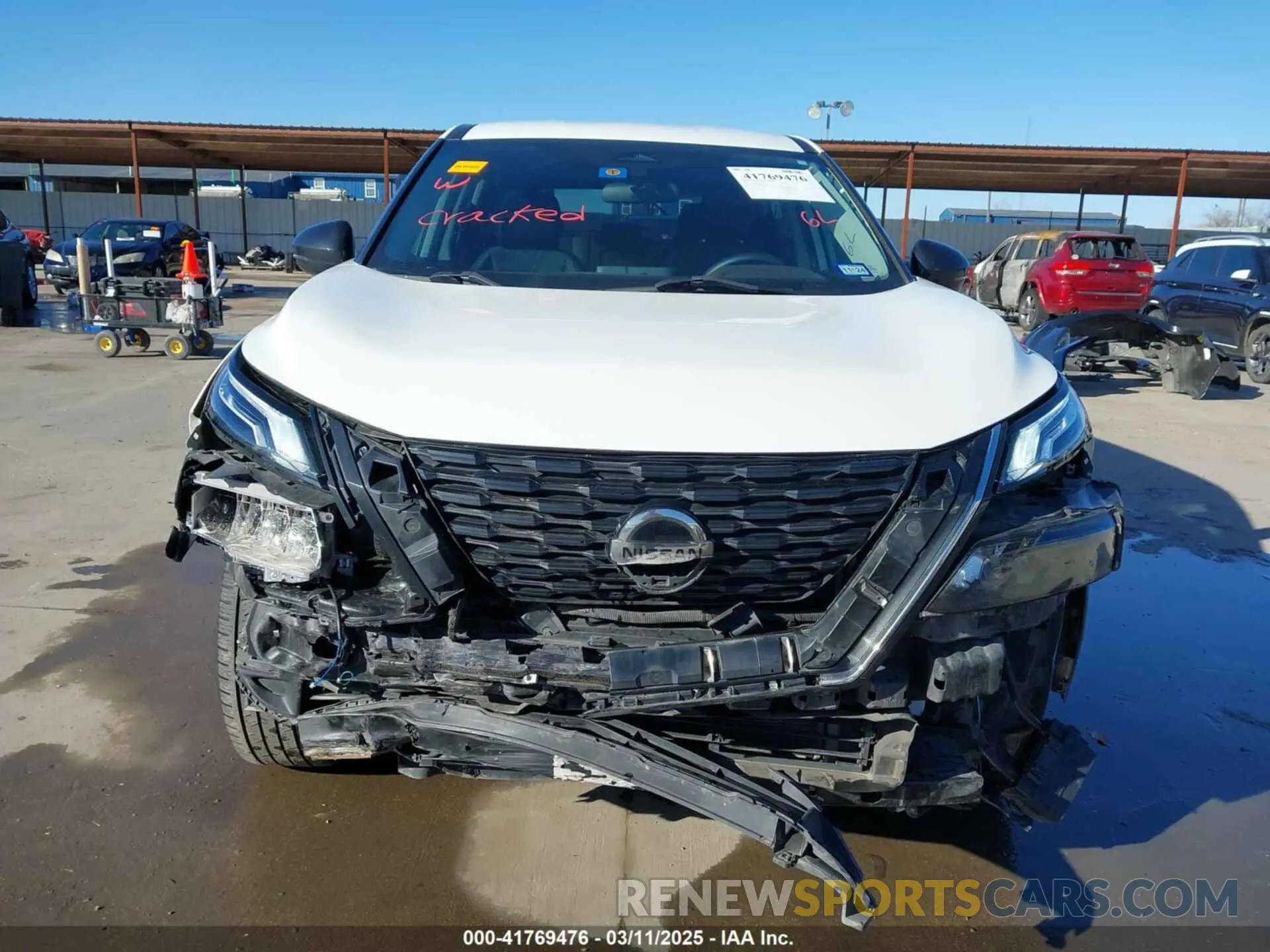 6 Photograph of a damaged car 5N1AT3AA5MC828775 NISSAN ROGUE 2021