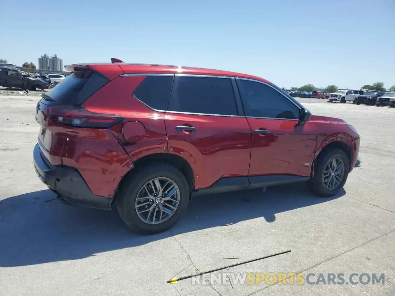 3 Photograph of a damaged car 5N1AT3AA6MC820474 NISSAN ROGUE 2021