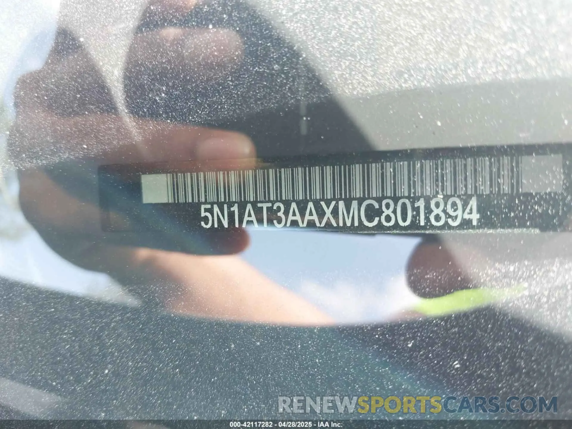 9 Фотография поврежденного автомобиля 5N1AT3AAXMC801894 NISSAN ROGUE 2021