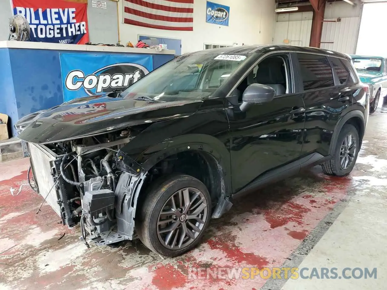 1 Photograph of a damaged car 5N1AT3AB1MC756269 NISSAN ROGUE 2021