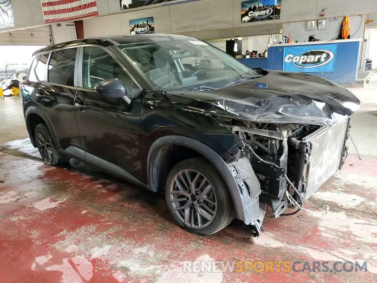 4 Photograph of a damaged car 5N1AT3AB1MC756269 NISSAN ROGUE 2021