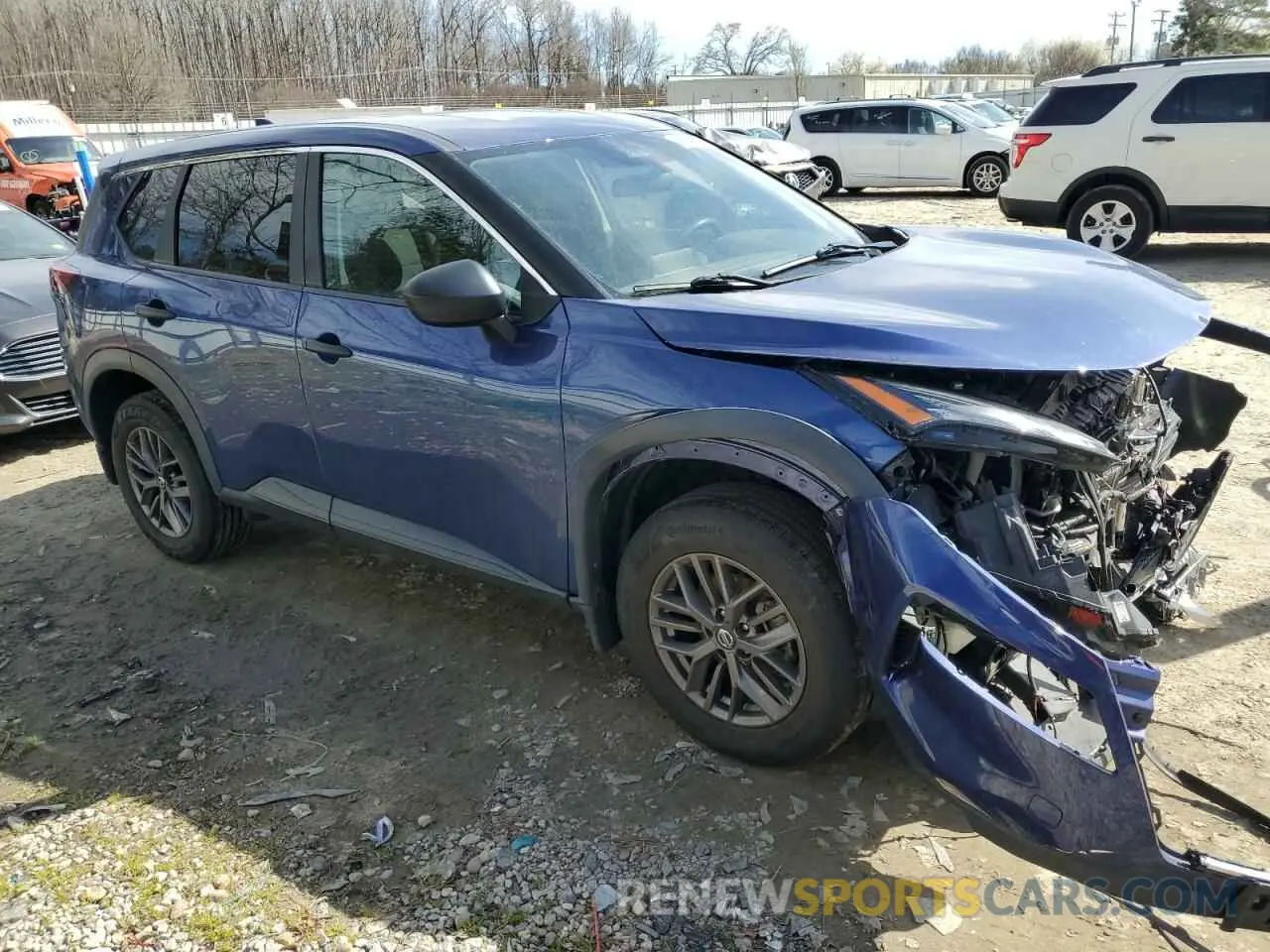 4 Фотография поврежденного автомобиля 5N1AT3AB2MC696227 NISSAN ROGUE 2021