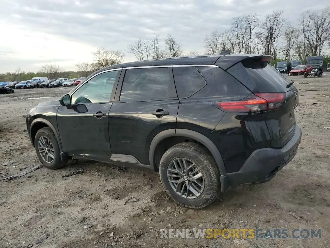 2 Photograph of a damaged car 5N1AT3AB5MC841650 NISSAN ROGUE 2021